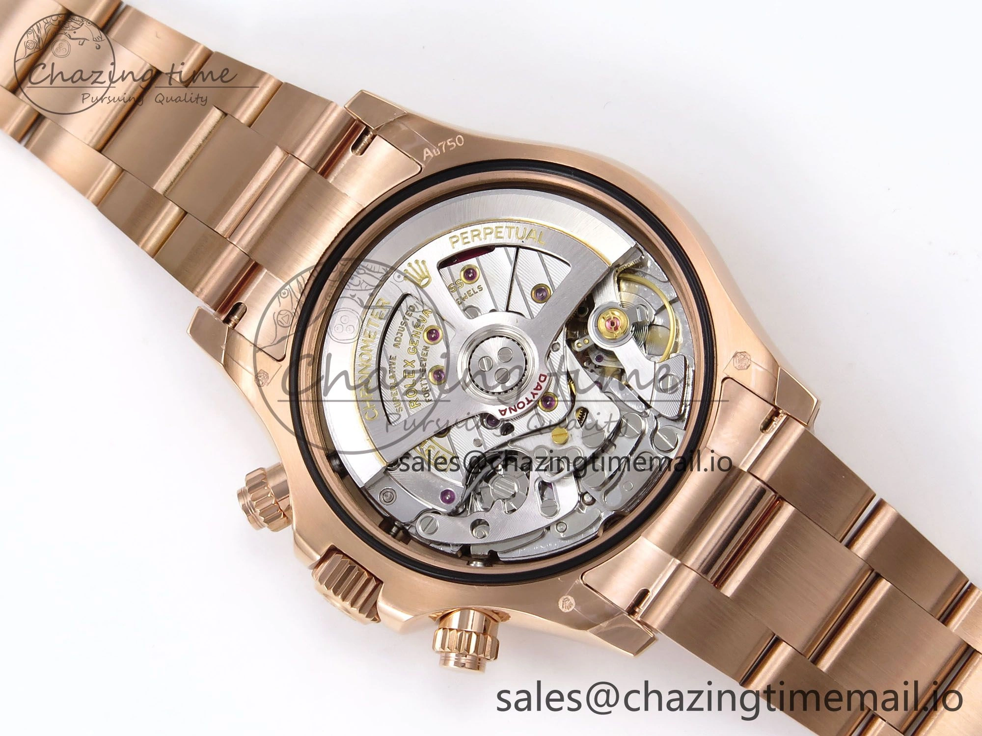 Daytona 126505 QF 1:1 Best Edition Black RG Dial on RG Bracelet SH4131 V6 (Gain Weight）