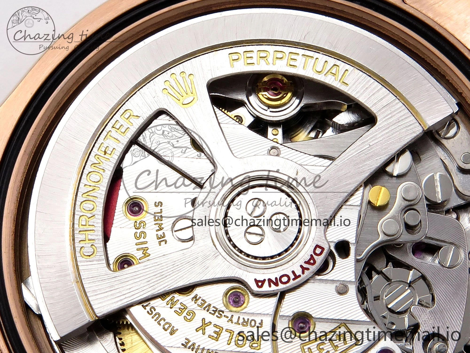 Daytona 126505 QF 1:1 Best Edition Black RG Dial on RG Bracelet SH4131 V6 (Gain Weight）