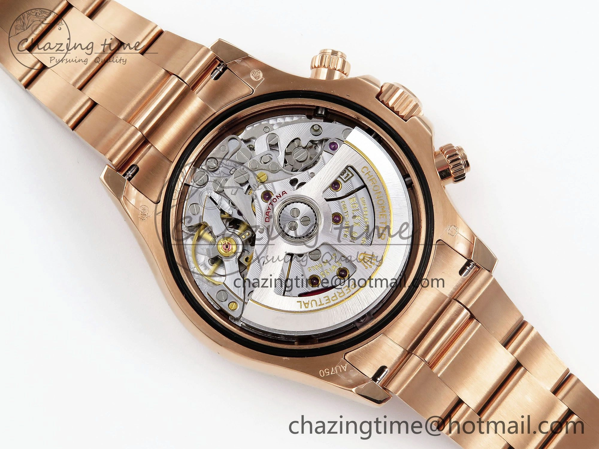 Daytona 126505 QF 1:1 Best Edition Black RG Dial on RG Braclet SH4131 V5