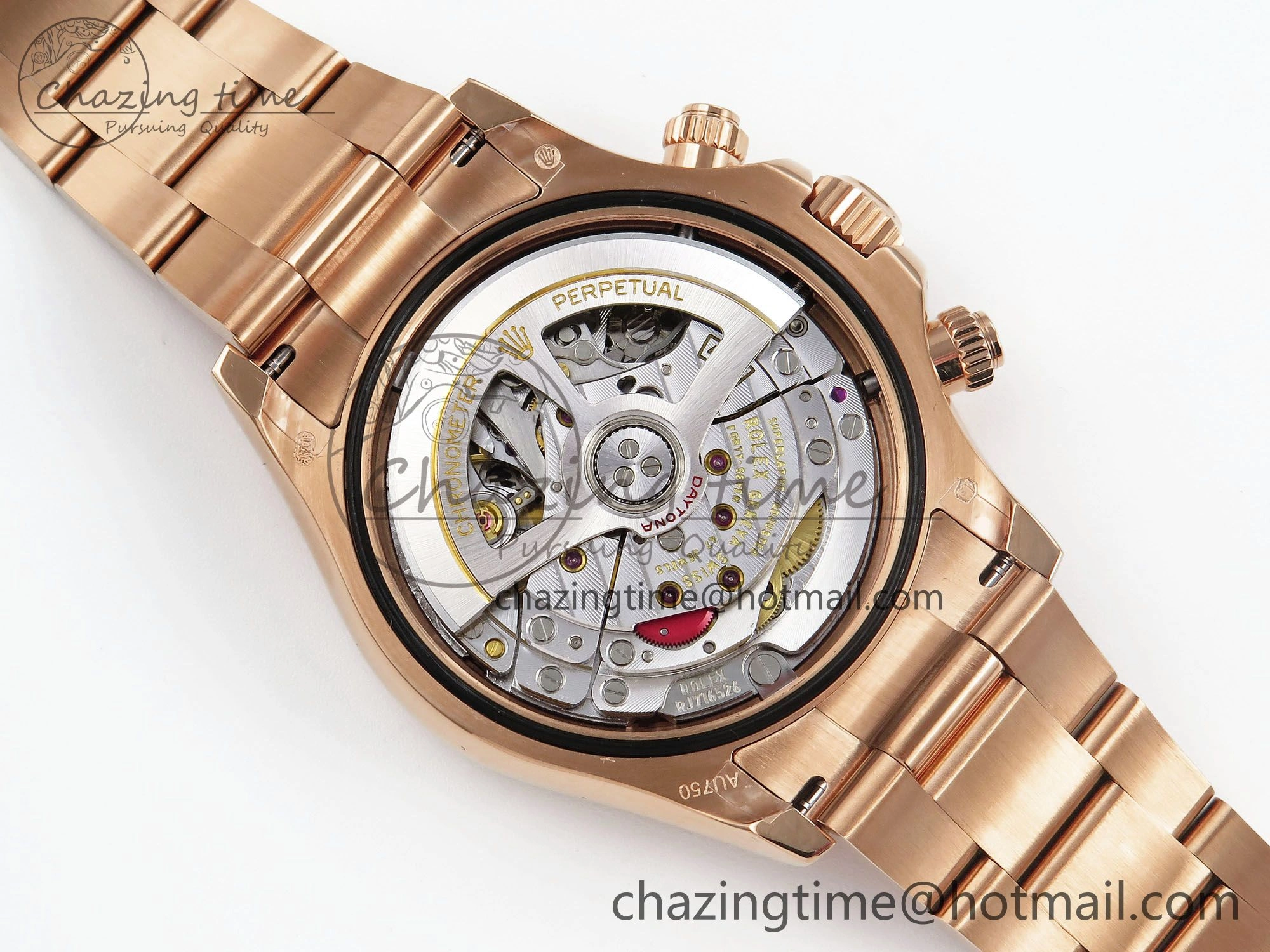 Daytona 126505 QF 1:1 Best Edition Black RG Dial on RG Braclet SH4131 V5