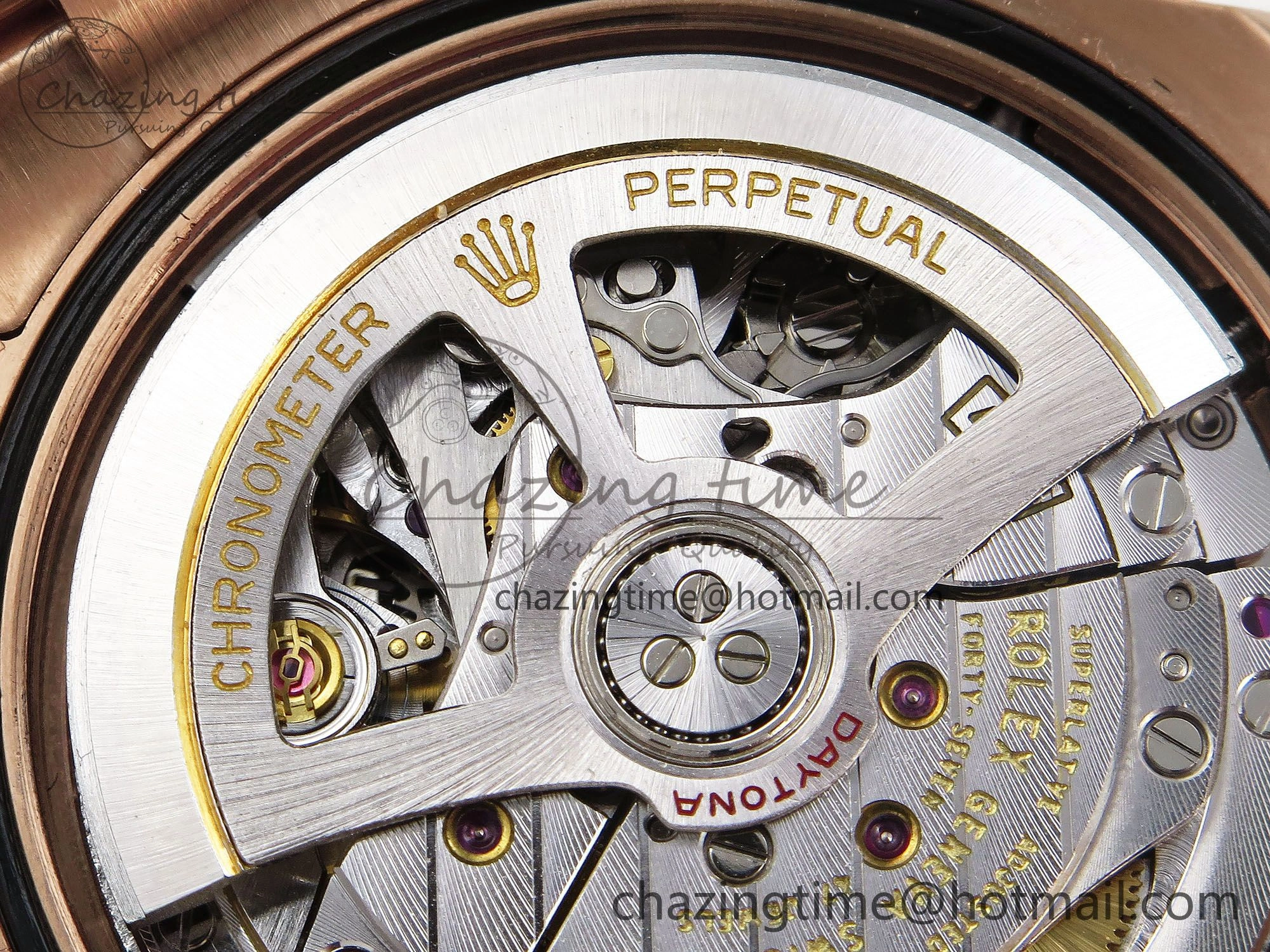 Daytona 126505 QF 1:1 Best Edition Black RG Dial on RG Braclet SH4131 V5