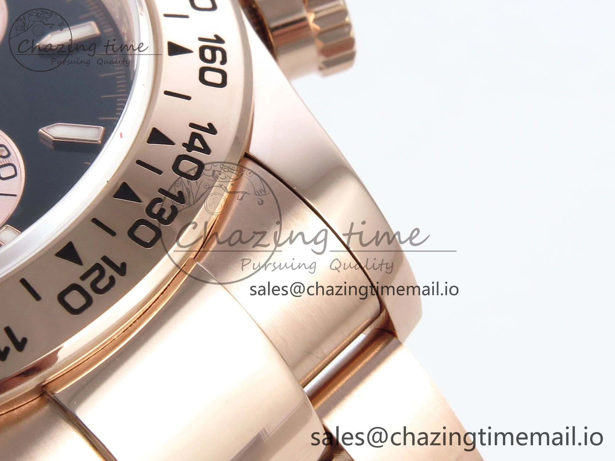 Daytona 126505 QF 1:1 Best Edition Black RG Dial on RG Braclet SH4131 V5