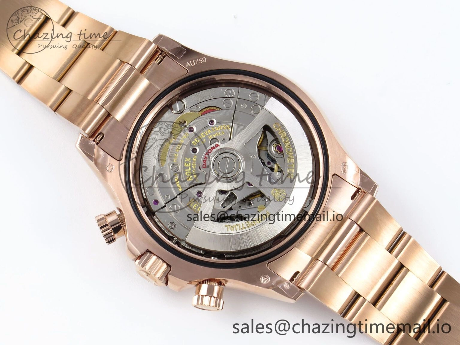 Daytona 126505 QF 1:1 Best Edition Black RG Dial on RG Braclet SH4131 V5