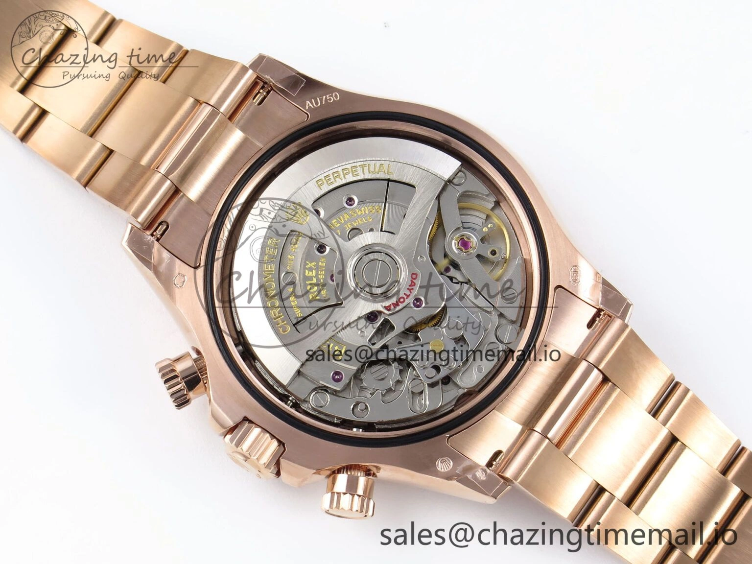 Daytona 126505 QF 1:1 Best Edition Black RG Dial on RG Braclet SH4131 V5