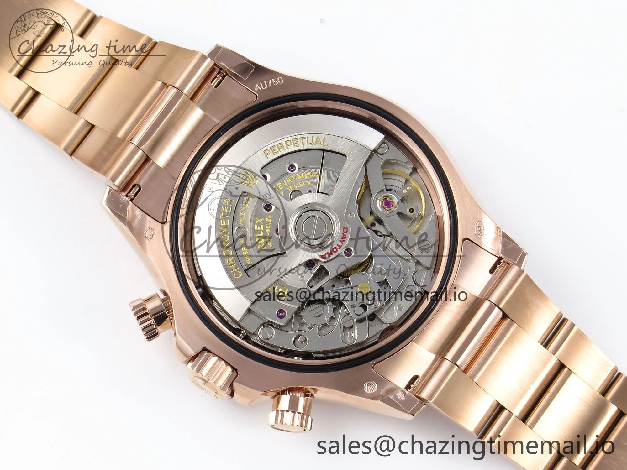Daytona 126505 QF 1:1 Best Edition Black RG Dial on RG Braclet SH4131 V5