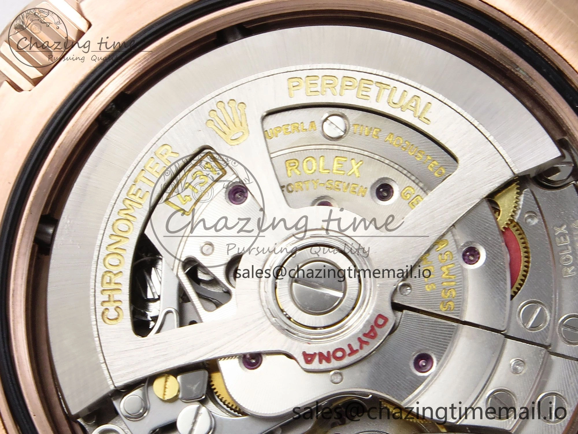 Daytona 126505 QF 1:1 Best Edition Black RG Dial on RG Braclet SH4131 V5