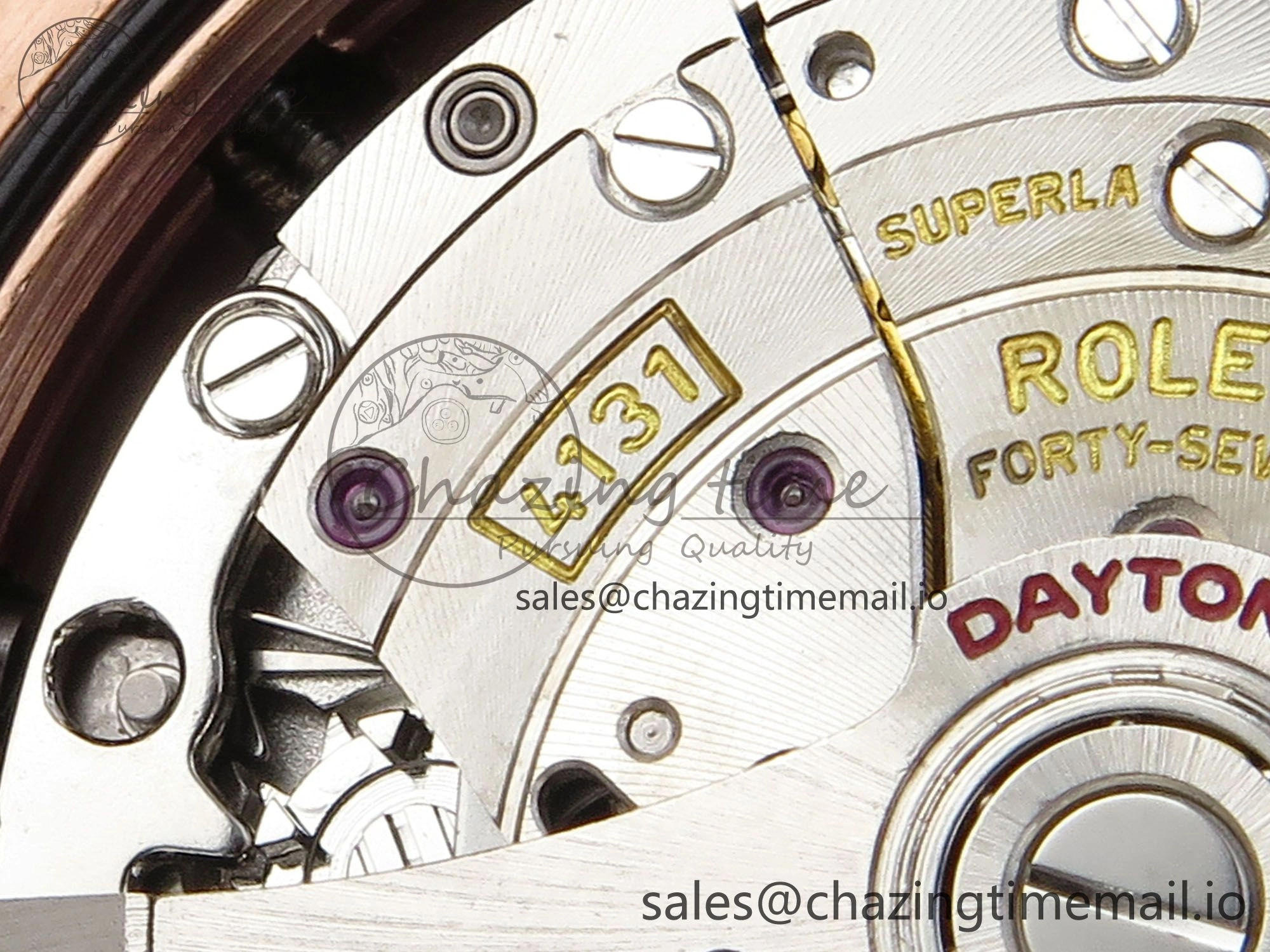 Daytona 126505 QF 1:1 Best Edition Black RG Dial on RG Braclet SH4131 V5