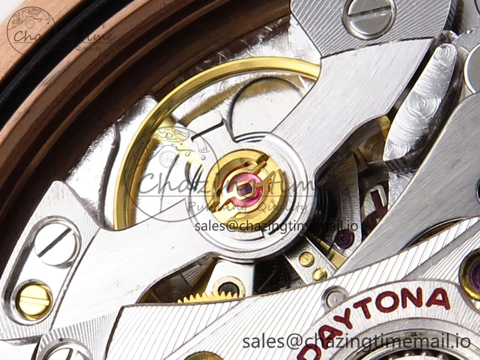 Daytona 126505 QF 1:1 Best Edition Black RG Diamonds Dial on RG Bracelet SH4131 V6 (Gain Weight）