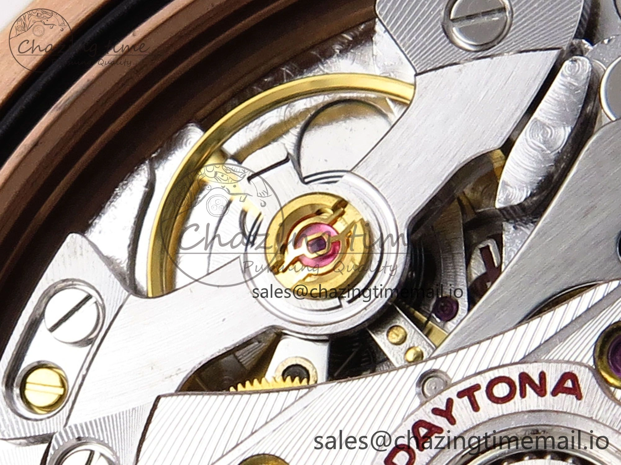 Daytona 126505 QF 1:1 Best Edition Black RG Diamonds Dial on RG Bracelet SH4131 V6 (Gain Weight）