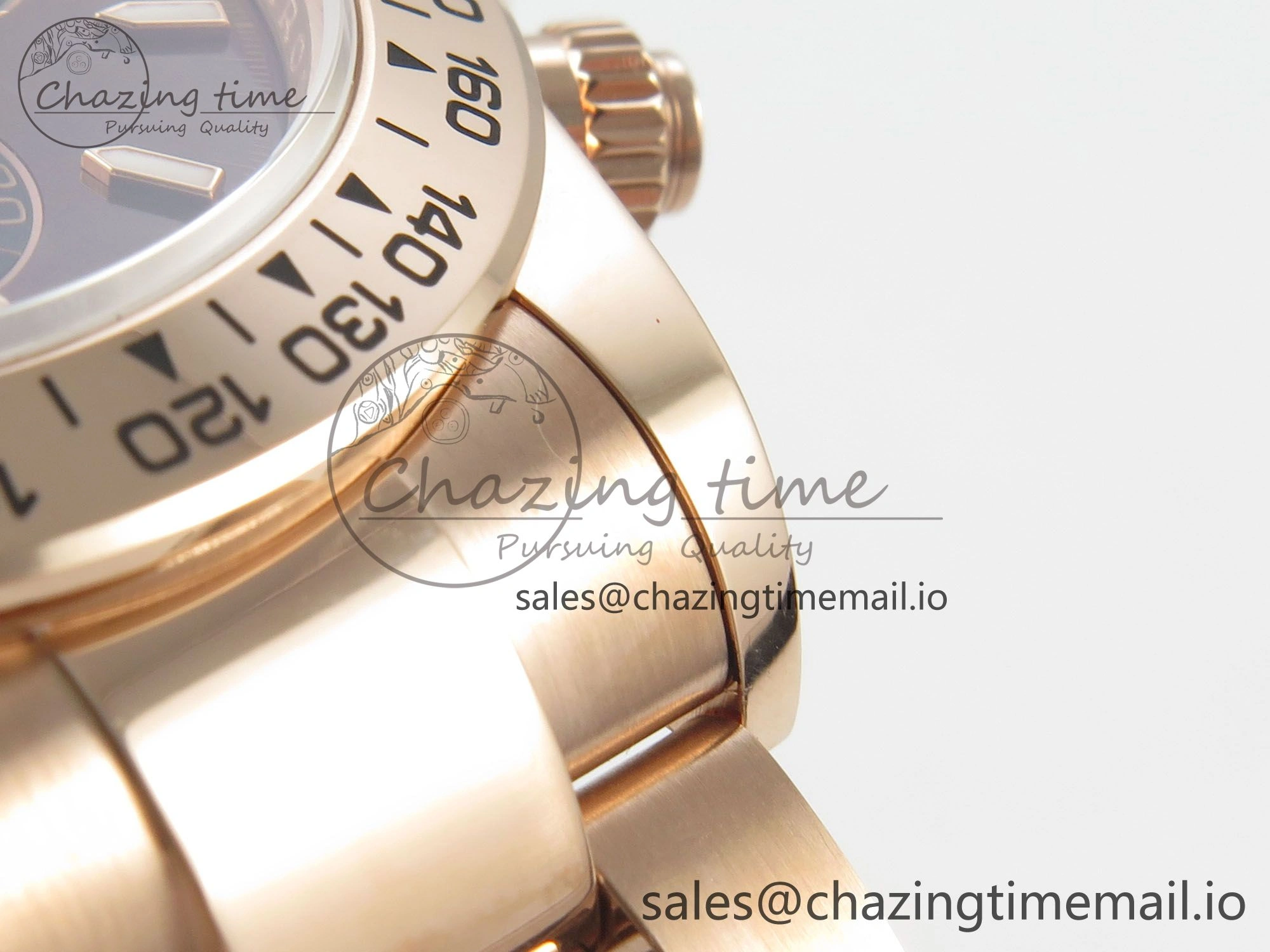 Daytona 126505 QF 1:1 Best Edition Brown Dial Stick Markers On RG Bracelet SH4131 V6（Gain Weight）