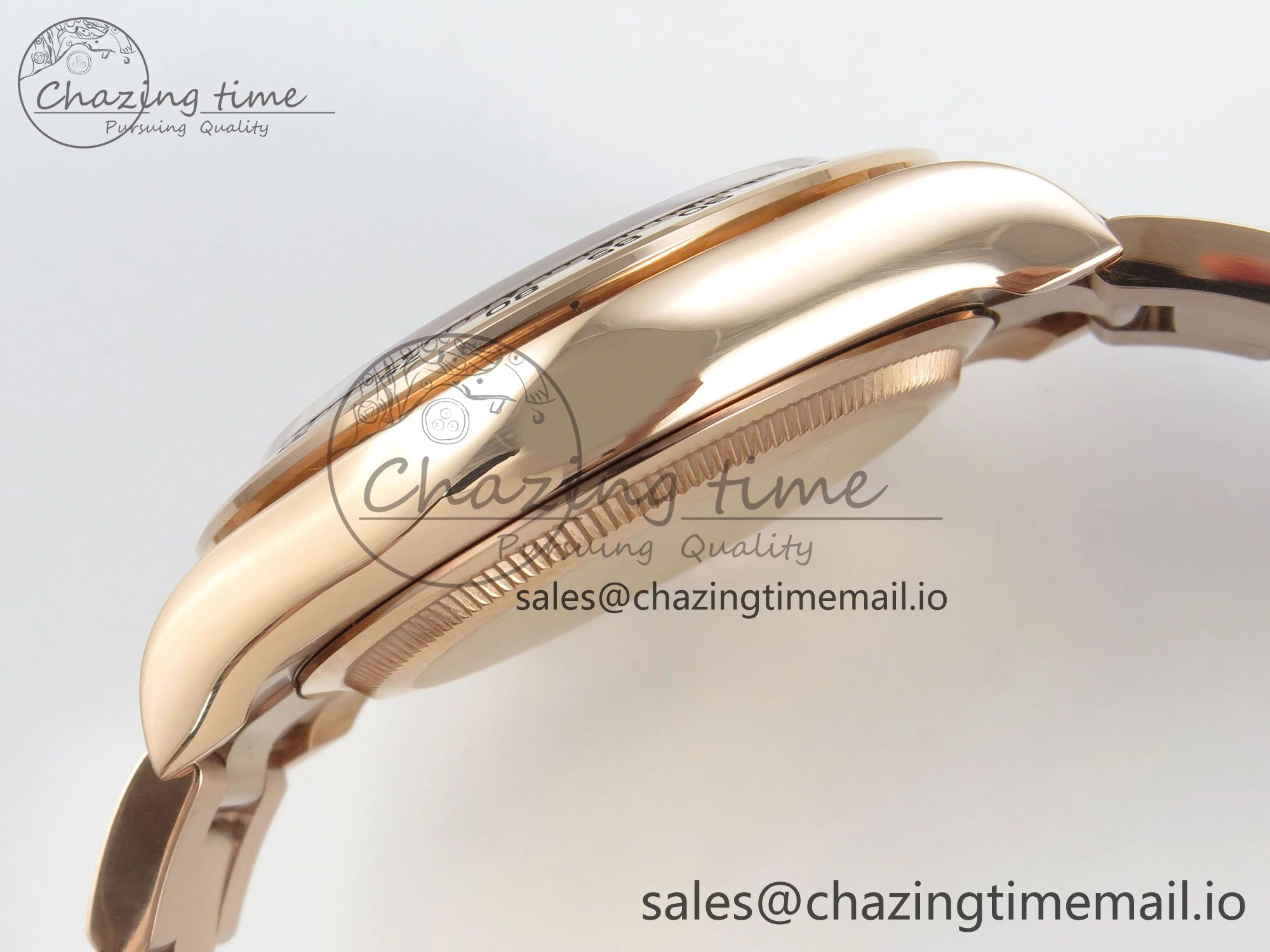 Daytona 126505 QF 1:1 Best Edition Brown Dial Stick Markers On RG Bracelet SH4131 V6（Gain Weight）