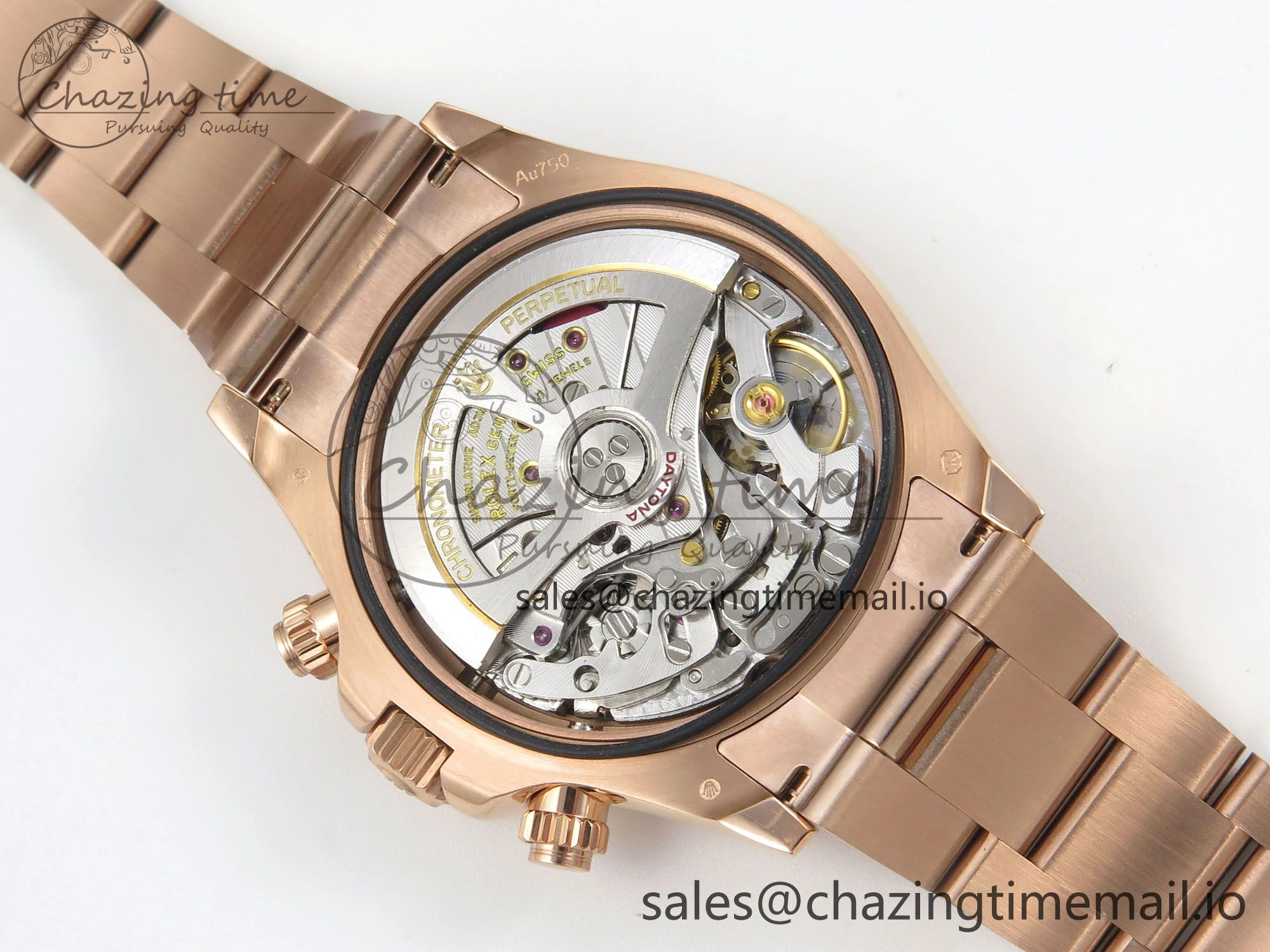 Daytona 126505 QF 1:1 Best Edition Brown Dial Stick Markers On RG Bracelet SH4131 V6（Gain Weight）