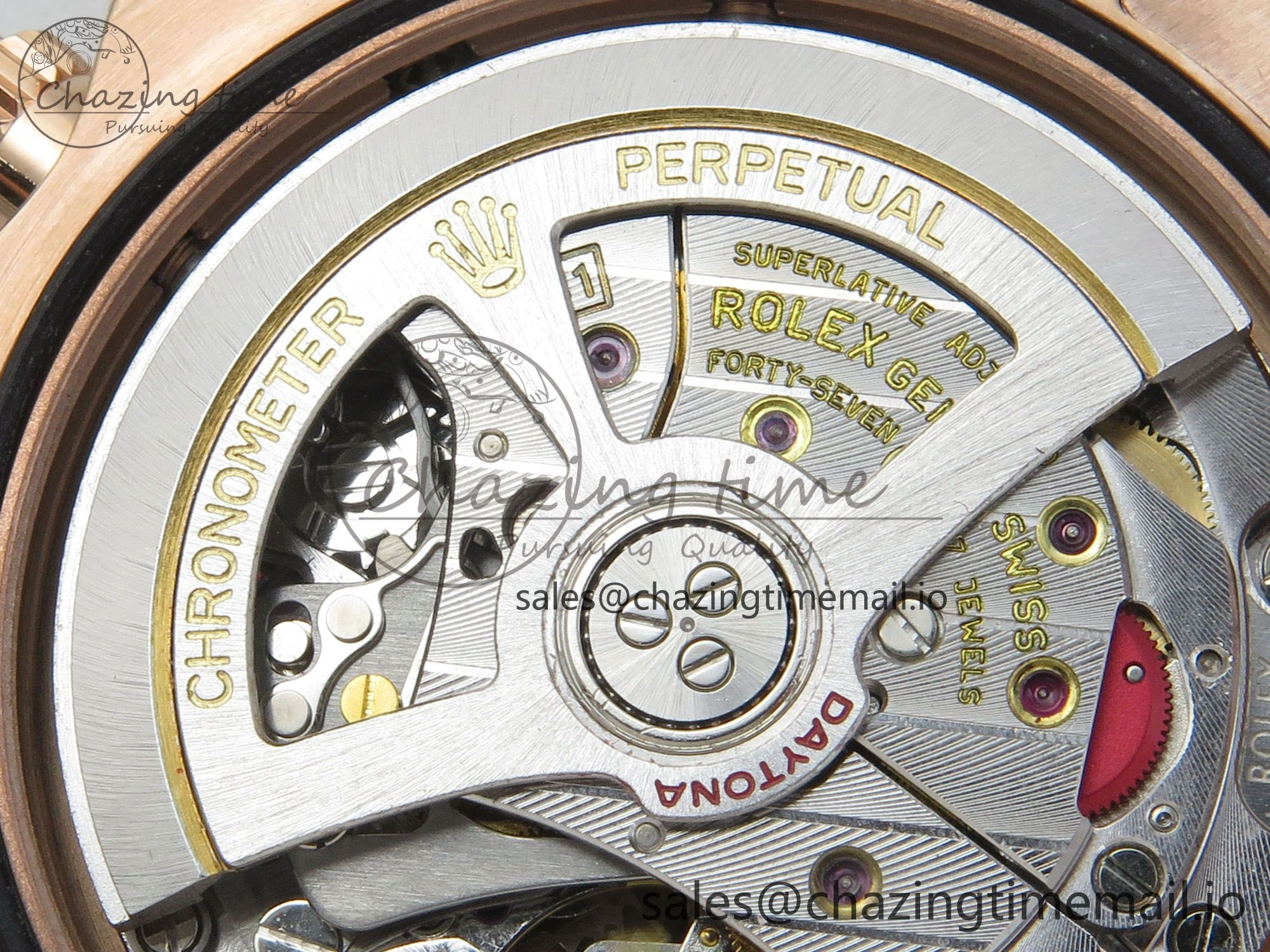 Daytona 126505 QF 1:1 Best Edition Brown Dial Stick Markers On RG Bracelet SH4131 V6（Gain Weight）