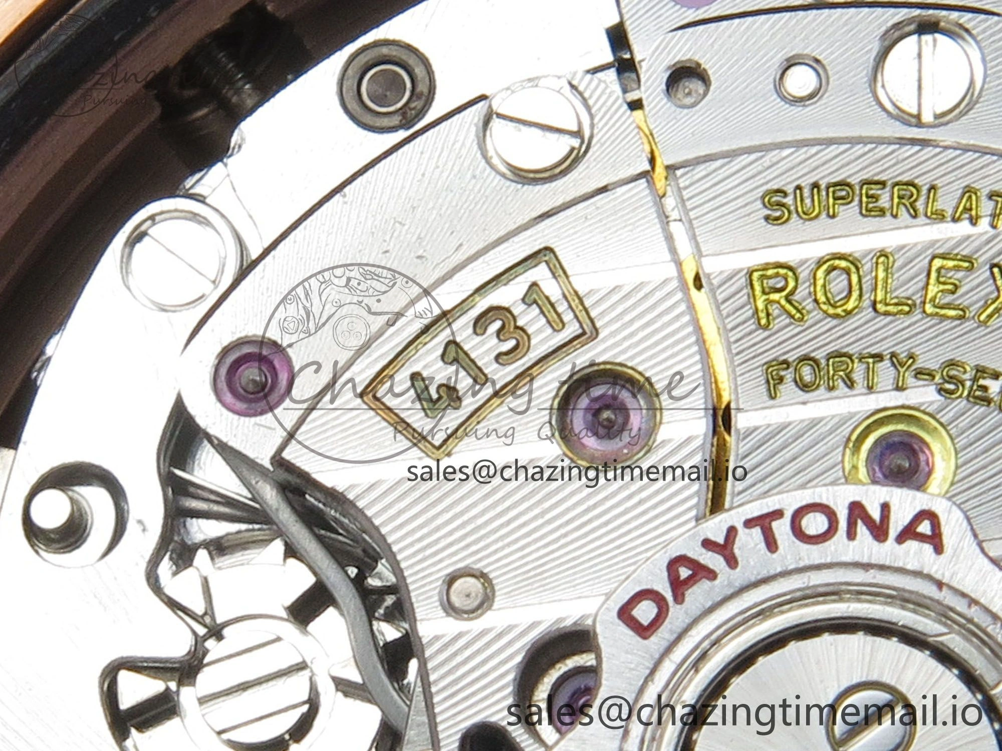Daytona 126505 QF 1:1 Best Edition Brown Dial Stick Markers On RG Bracelet SH4131 V6（Gain Weight）