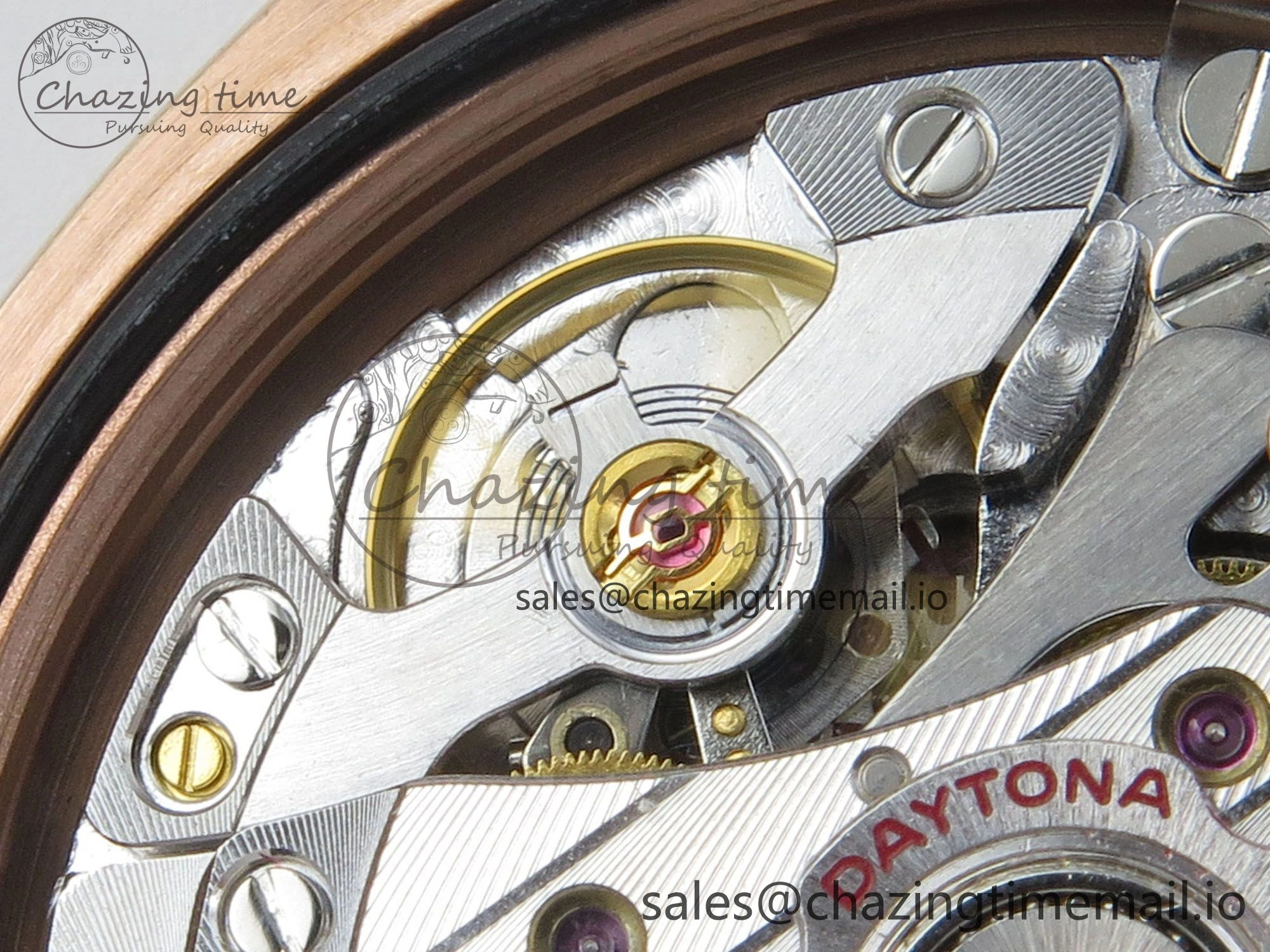 Daytona 126505 QF 1:1 Best Edition Brown Dial Stick Markers On RG Bracelet SH4131 V6（Gain Weight）