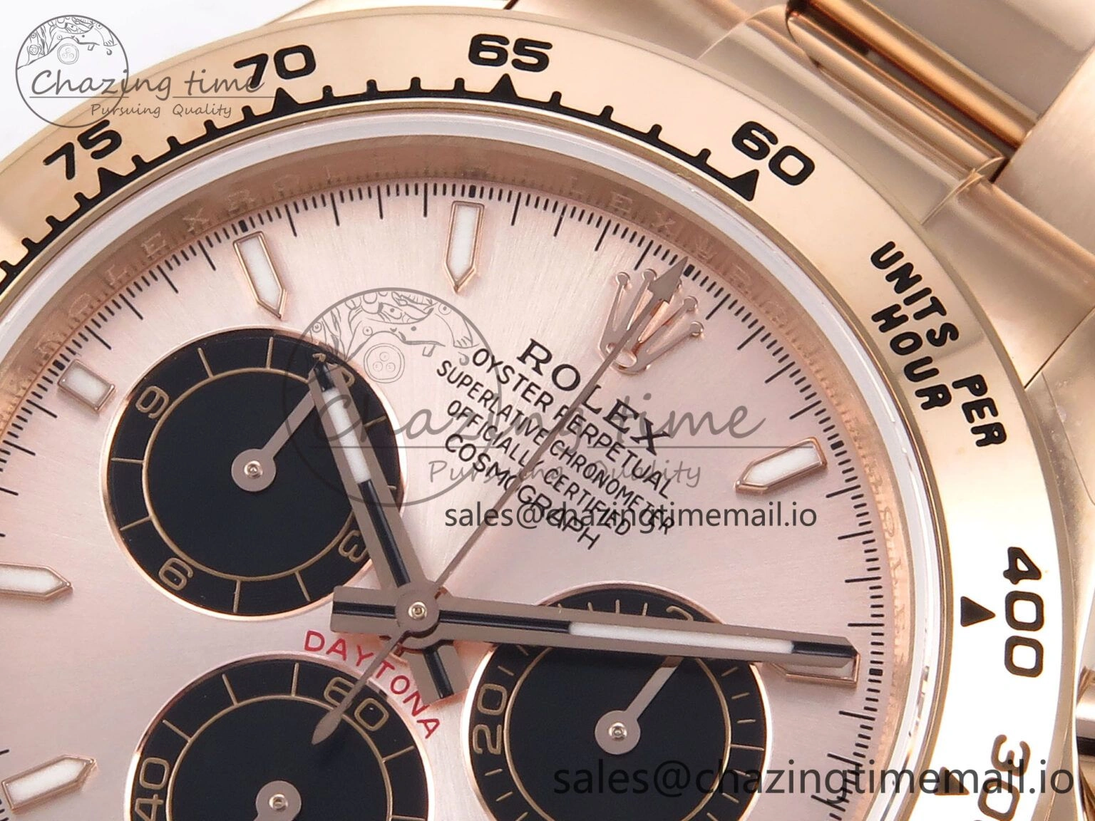 Daytona 126505 QF 1:1 Best Edition RG Black Dial on RG Bracelet SH4131 V6 (Gain Weight）