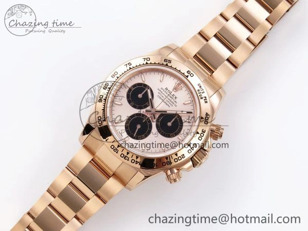 Daytona 126505 QF 1:1 Best Edition RG Black Dial on RG Braclet SH4131 V5
