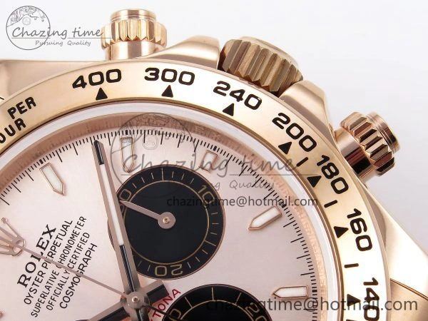 Daytona 126505 QF 1:1 Best Edition RG Black Dial on RG Braclet SH4131 V5