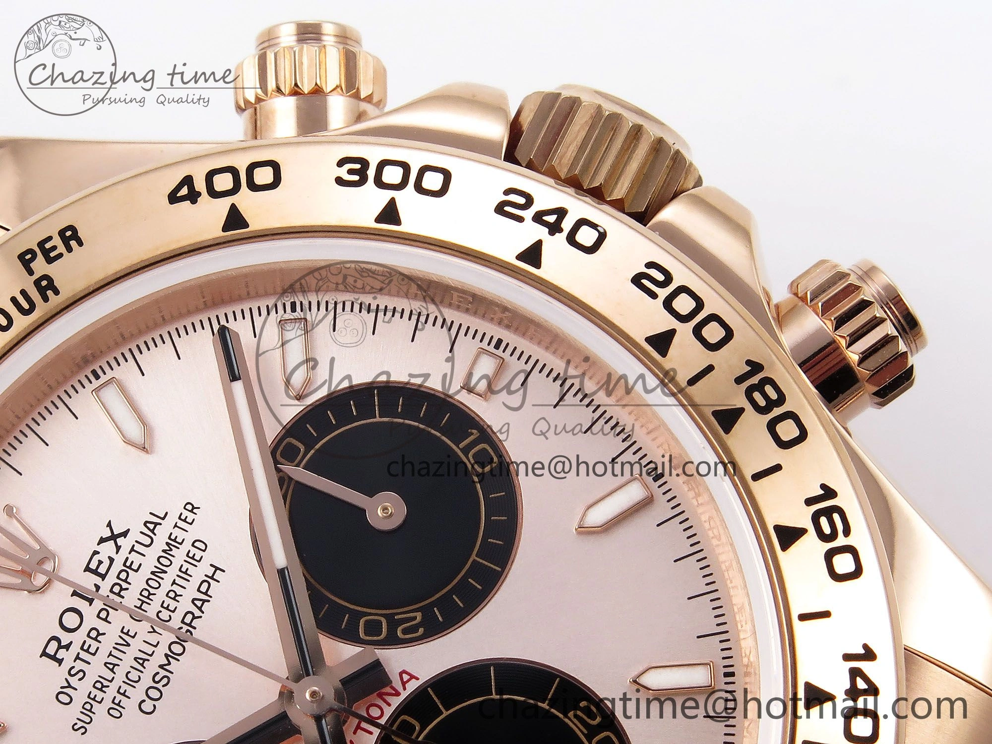 Daytona 126505 QF 1:1 Best Edition RG Black Dial on RG Braclet SH4131 V5
