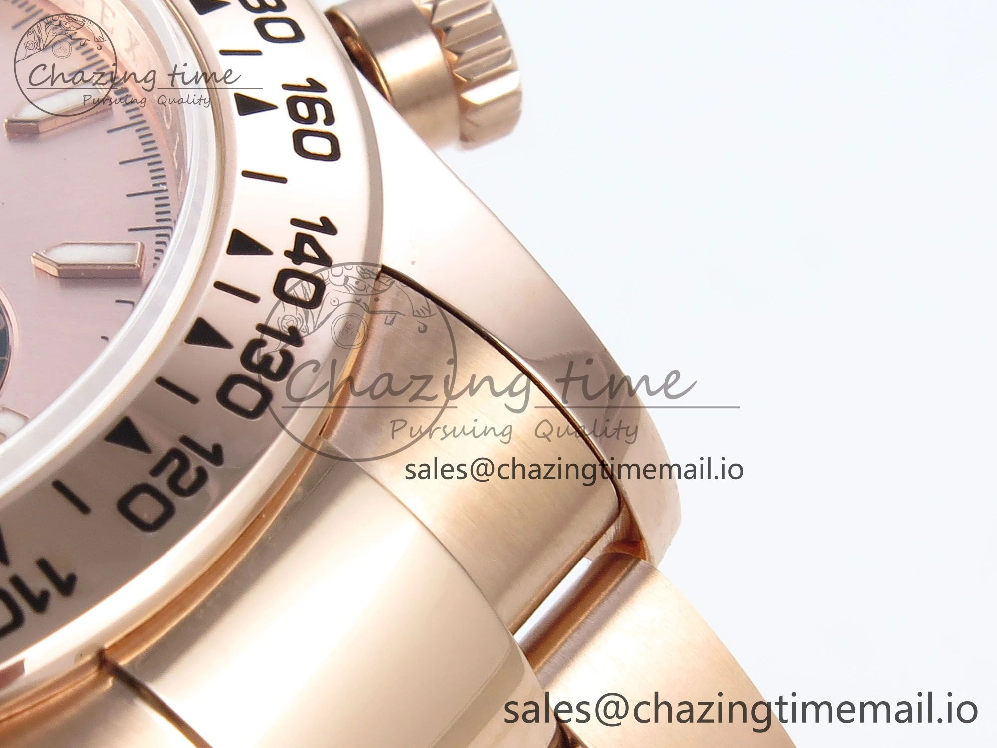 Daytona 126505 QF 1:1 Best Edition RG Black Dial on RG Braclet SH4131 V5