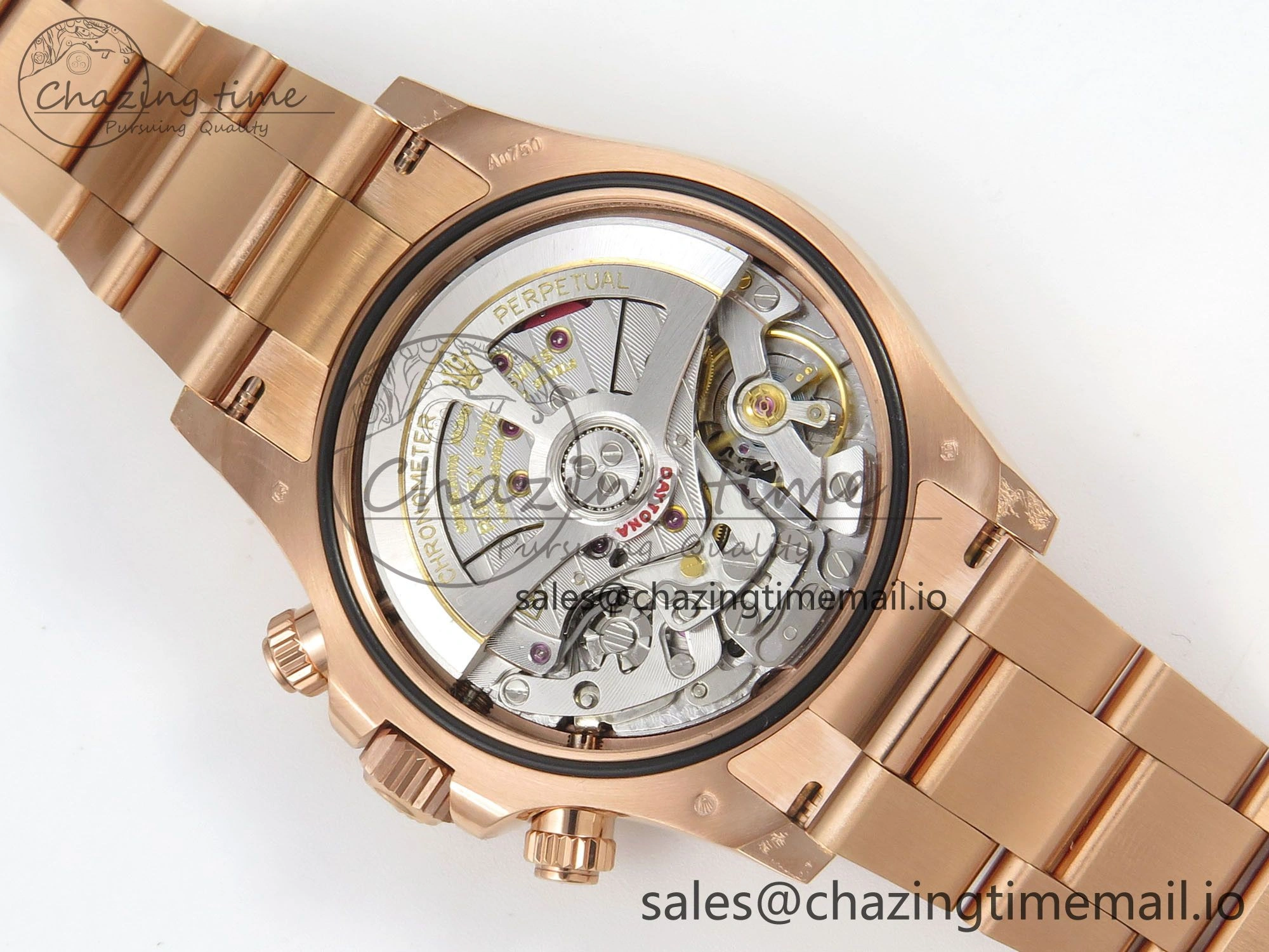 Daytona 126505 RG APSF 1:1 Best Edition RG Black Dial Stick Markers On 904L RG Bracelet SH4131
