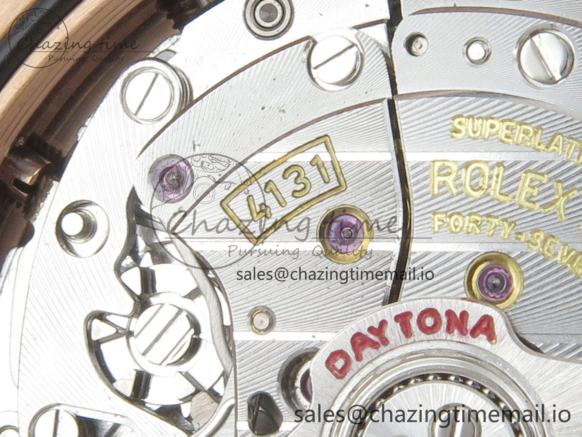 Daytona 126505 RG APSF 1:1 Best Edition RG Black Dial Stick Markers On 904L RG Bracelet SH4131