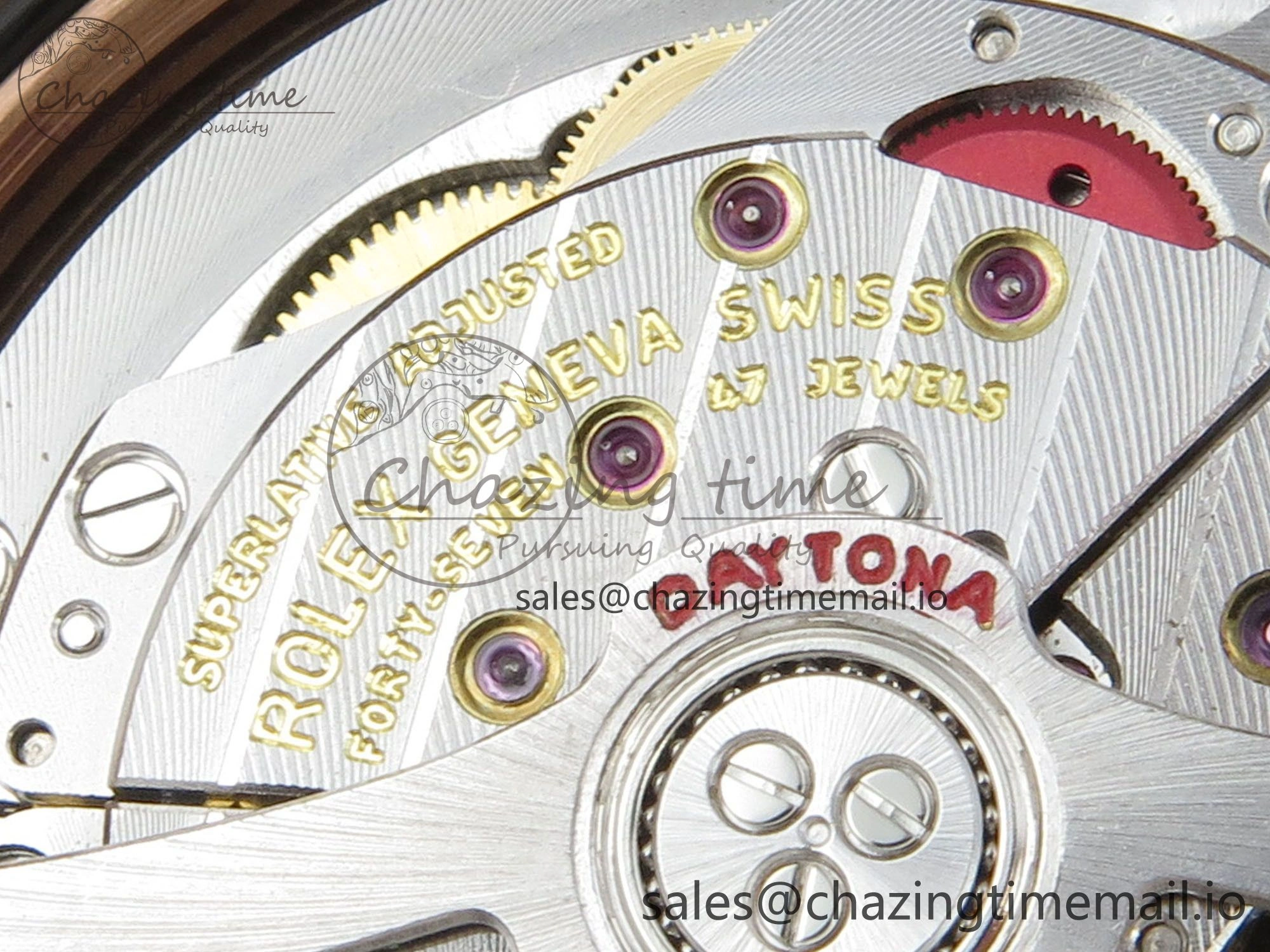 Daytona 126505 RG APSF 1:1 Best Edition RG Black Dial Stick Markers On 904L RG Bracelet SH4131
