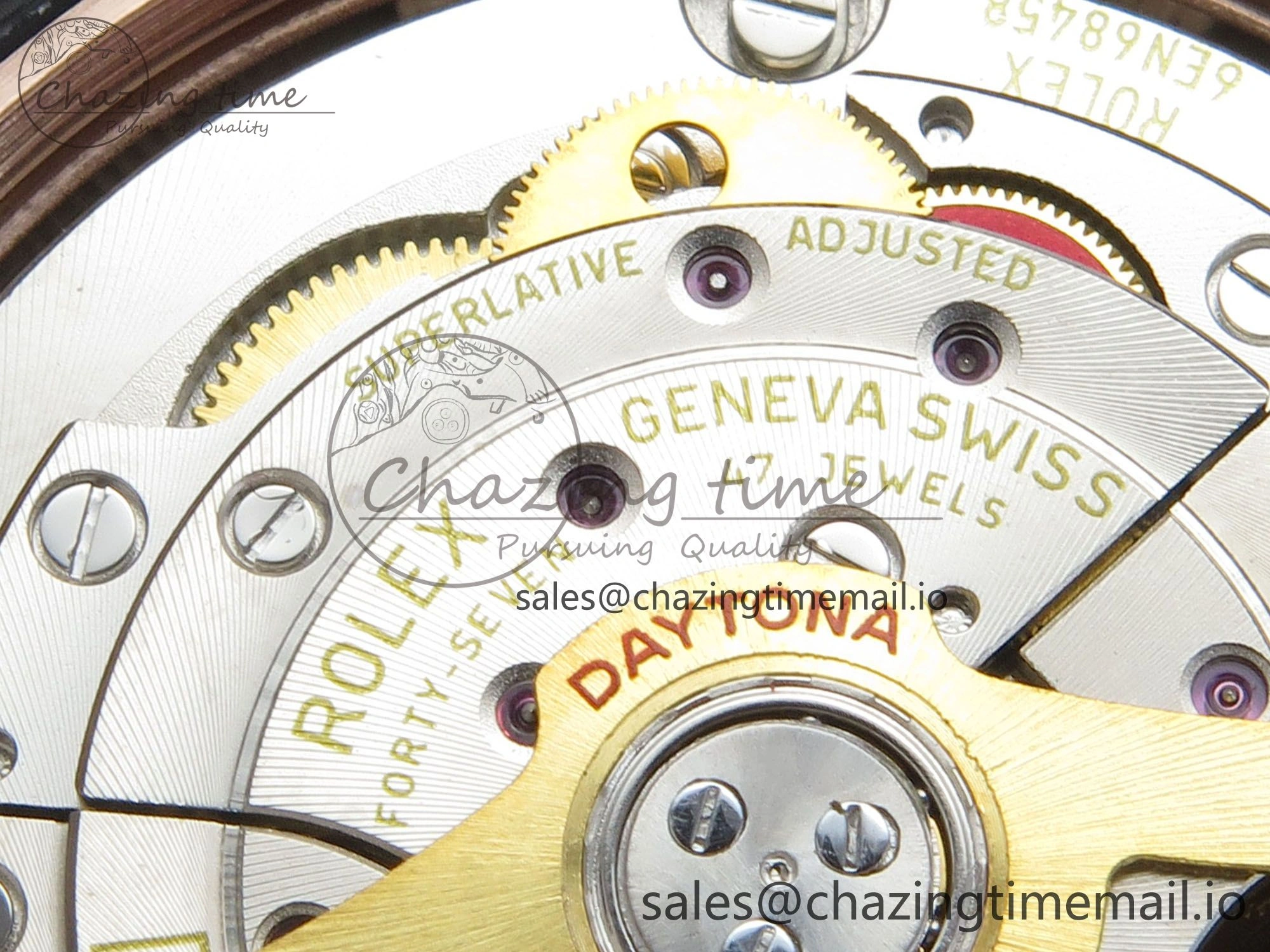 Daytona 126505 RG Clean 1:1 Best Edition RG Champagne Stick Dial on RG Bracelet Super Clone DD4131