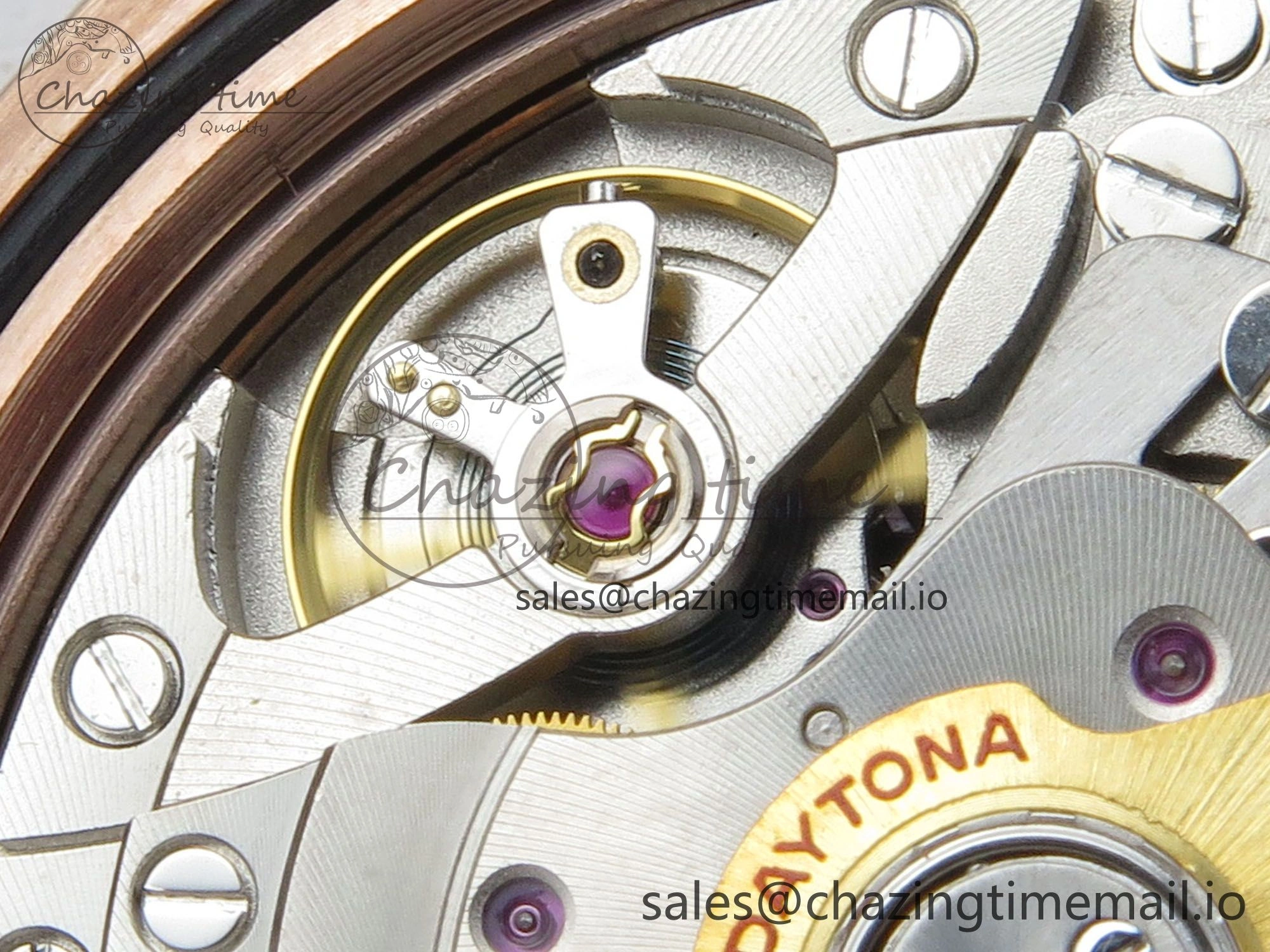 Daytona 126505 RG Clean 1:1 Best Edition RG Champagne Stick Dial on RG Bracelet Super Clone DD4131
