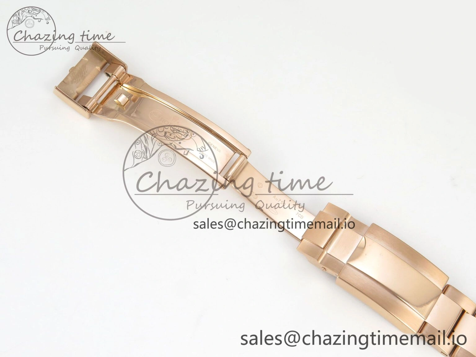 Daytona 126505 RG Clean 1:1 Best Edition RG Champagne Stick Dial on RG Bracelet Super Clone DD4131