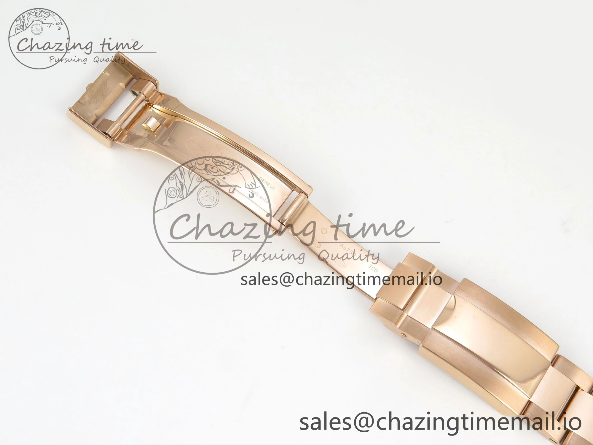 Daytona 126505 RG Clean 1:1 Best Edition RG Champagne Stick Dial on RG Bracelet Super Clone DD4131