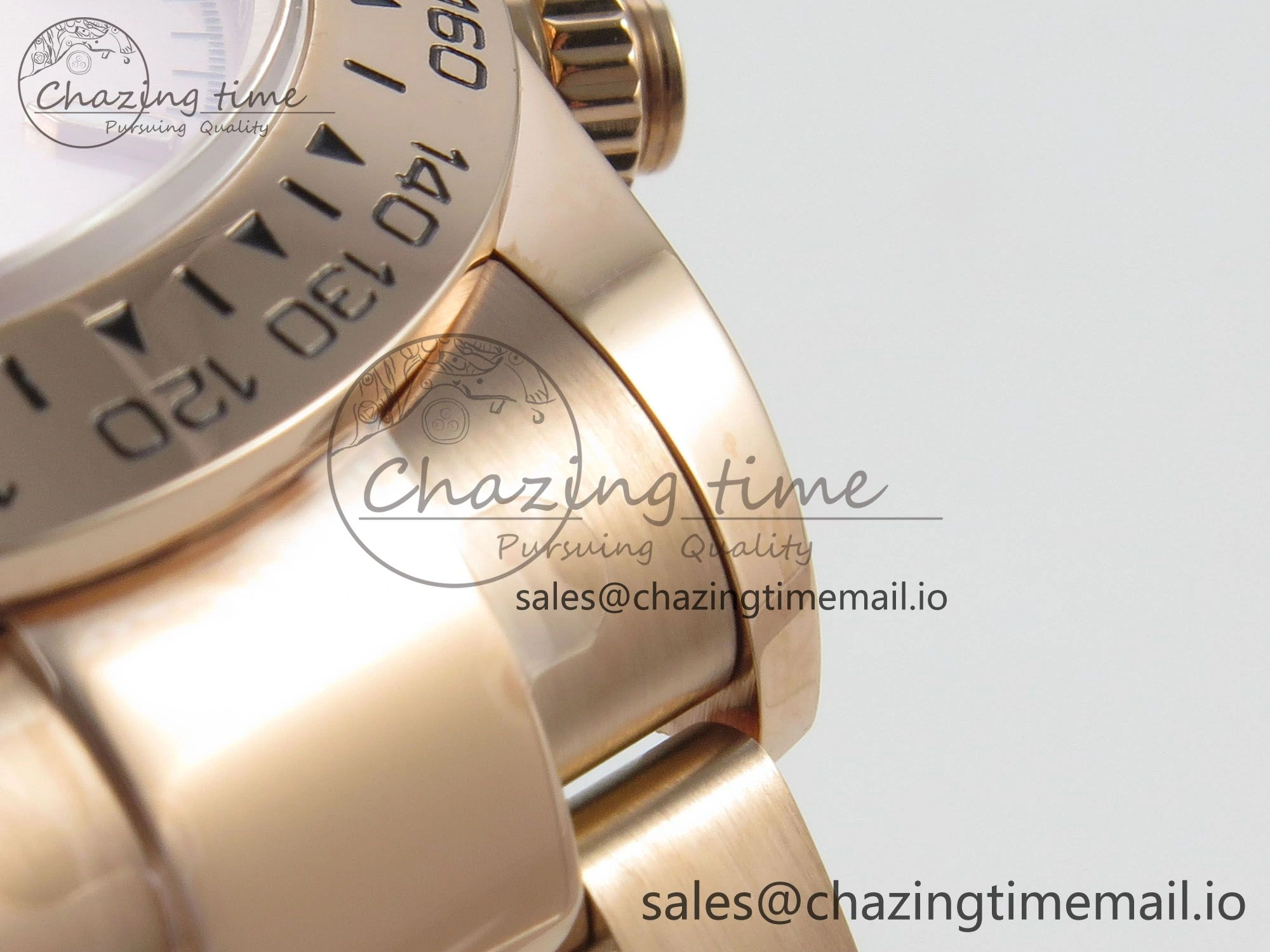 Daytona 126505 RG Clean 1:1 Best Edition RG Champagne Stick Dial on RG Bracelet Super Clone DD4131
