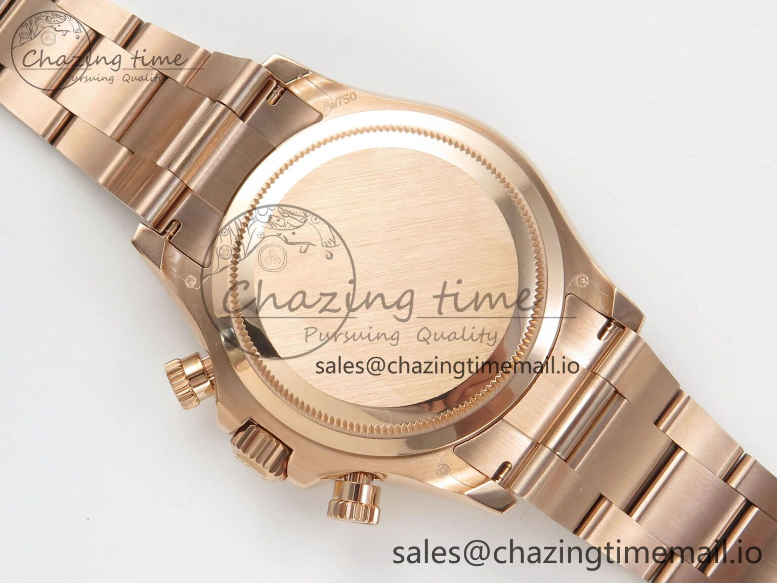 Daytona 126505 RG QF 1:1 Best Edition RG Dial Crystal Markers On RG Bracelet SH4131 V6 (Gain Weight)