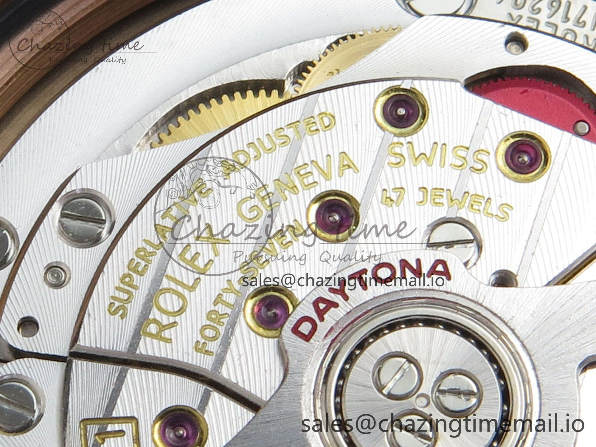 Daytona 126505 RG QF 1:1 Best Edition RG Dial Crystal Markers On RG Bracelet SH4131 V6 (Gain Weight)