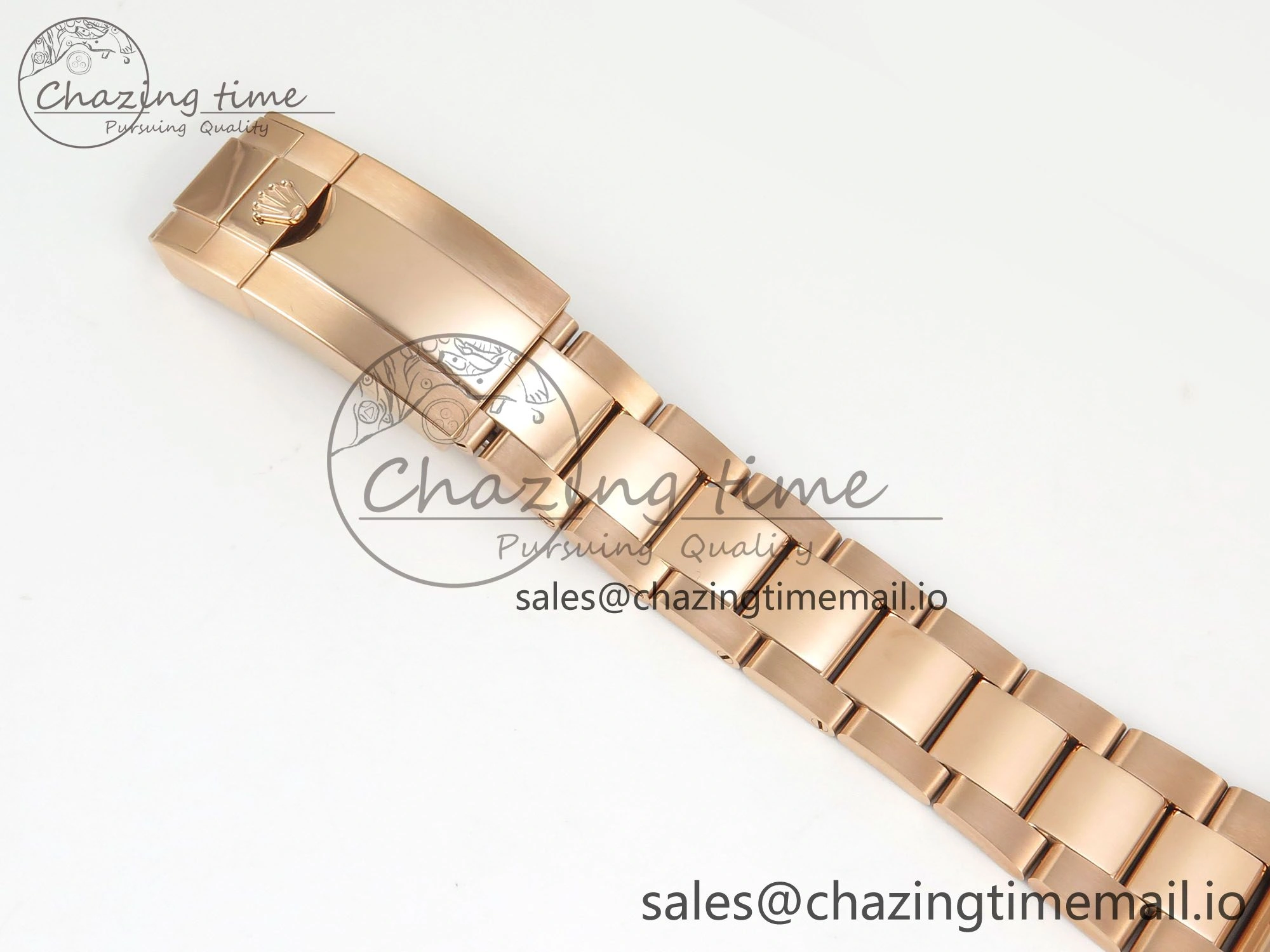 Daytona 126505 RG QF 1:1 Best Edition RG Dial Crystal Markers On RG Bracelet SH4131 V6 (Gain Weight)