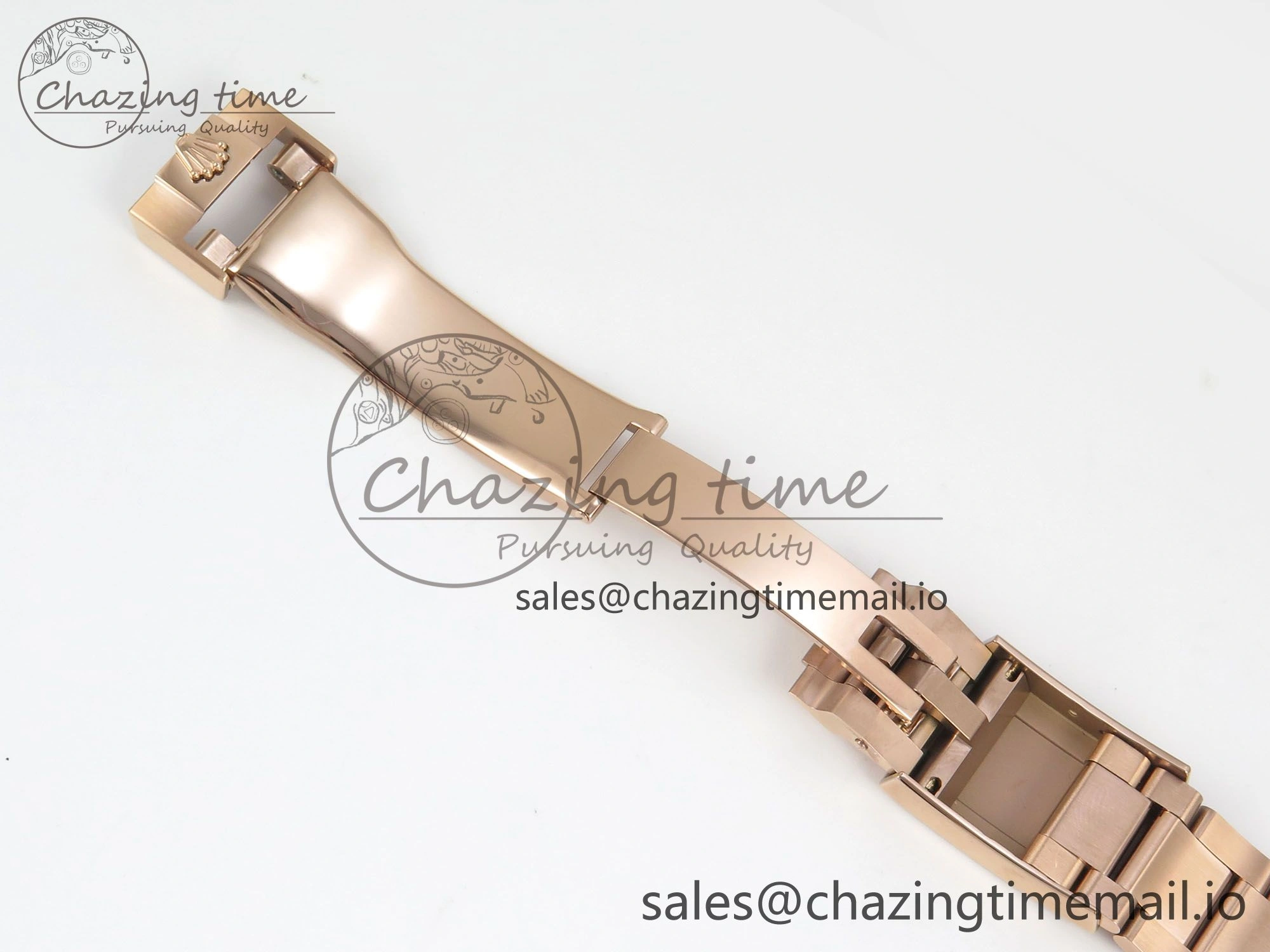 Daytona 126505 RG QF 1:1 Best Edition RG Dial Crystal Markers On RG Bracelet SH4131 V6 (Gain Weight)