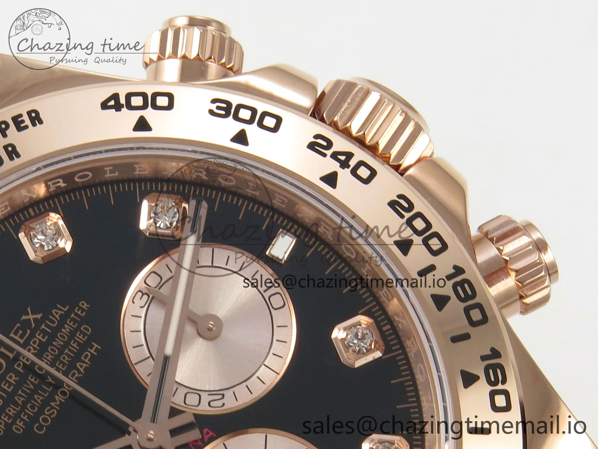Daytona 126505 THBF 1:1 Best Edition Black RG Dial on RG Bracelet SH4131