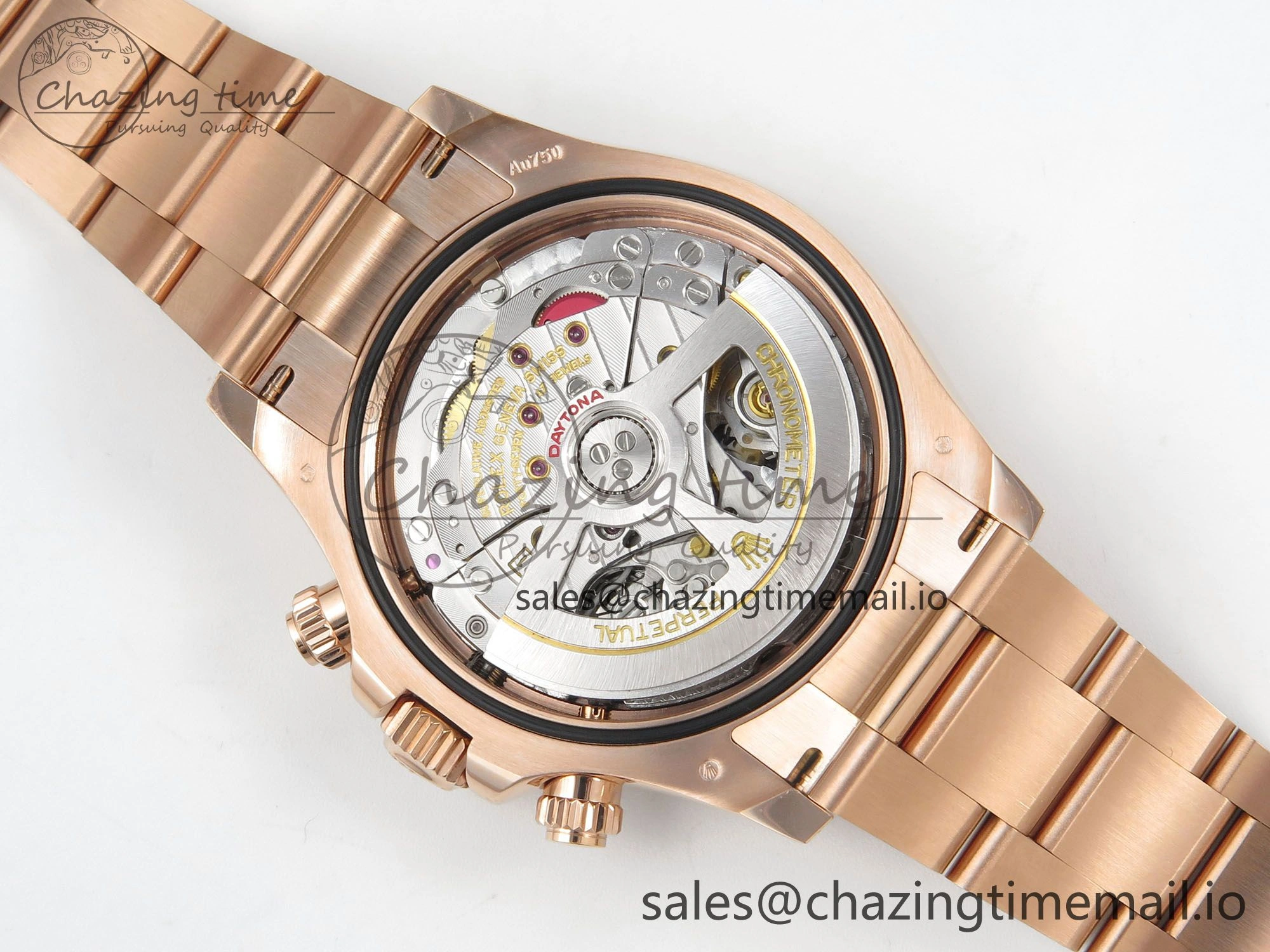 Daytona 126505 THBF 1:1 Best Edition Black RG Dial on RG Bracelet SH4131