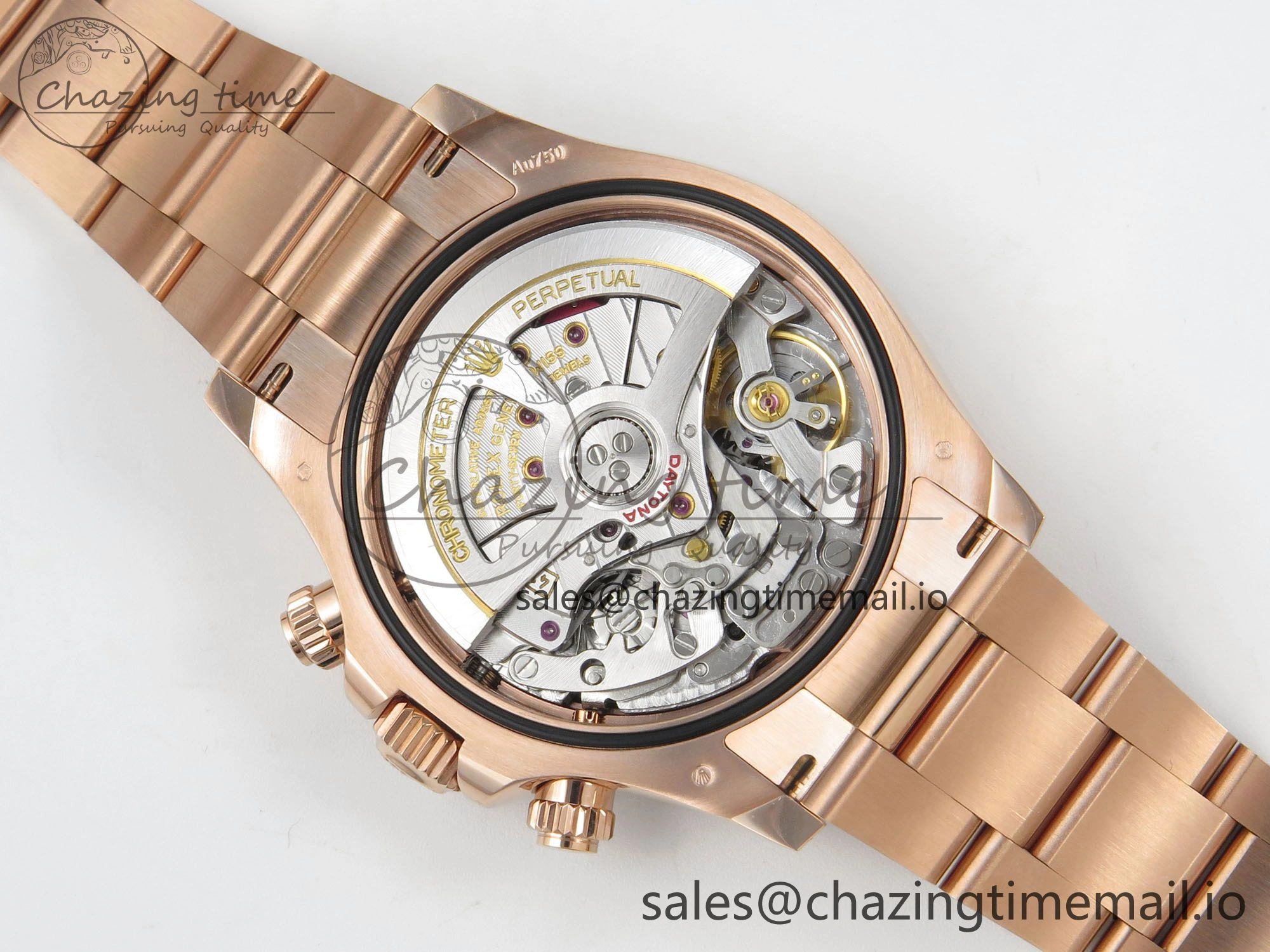Daytona 126505 THBF 1:1 Best Edition Black RG Dial on RG Bracelet SH4131
