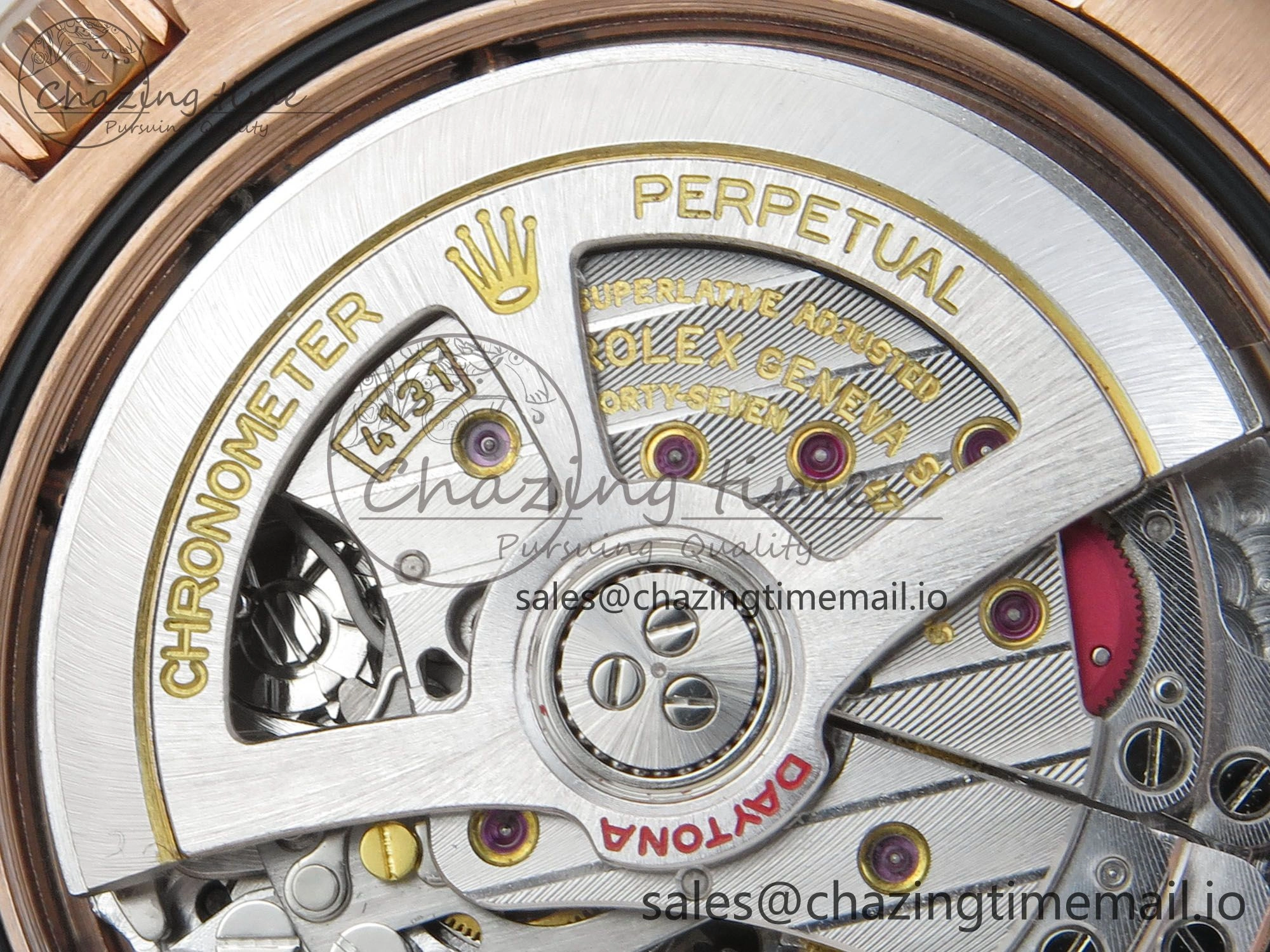 Daytona 126505 THBF 1:1 Best Edition Black RG Dial on RG Bracelet SH4131