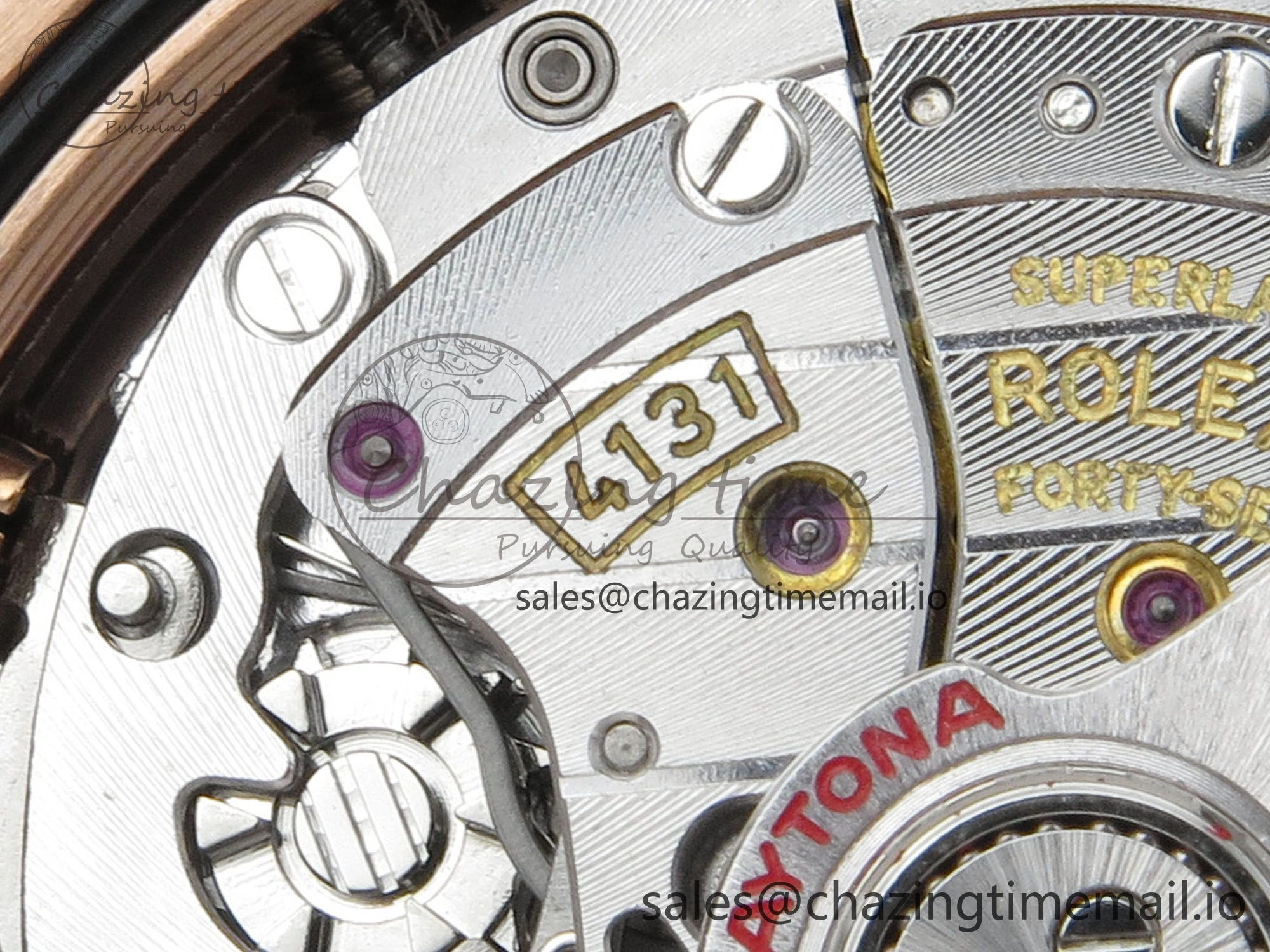 Daytona 126505 THBF 1:1 Best Edition Black RG Dial on RG Bracelet SH4131