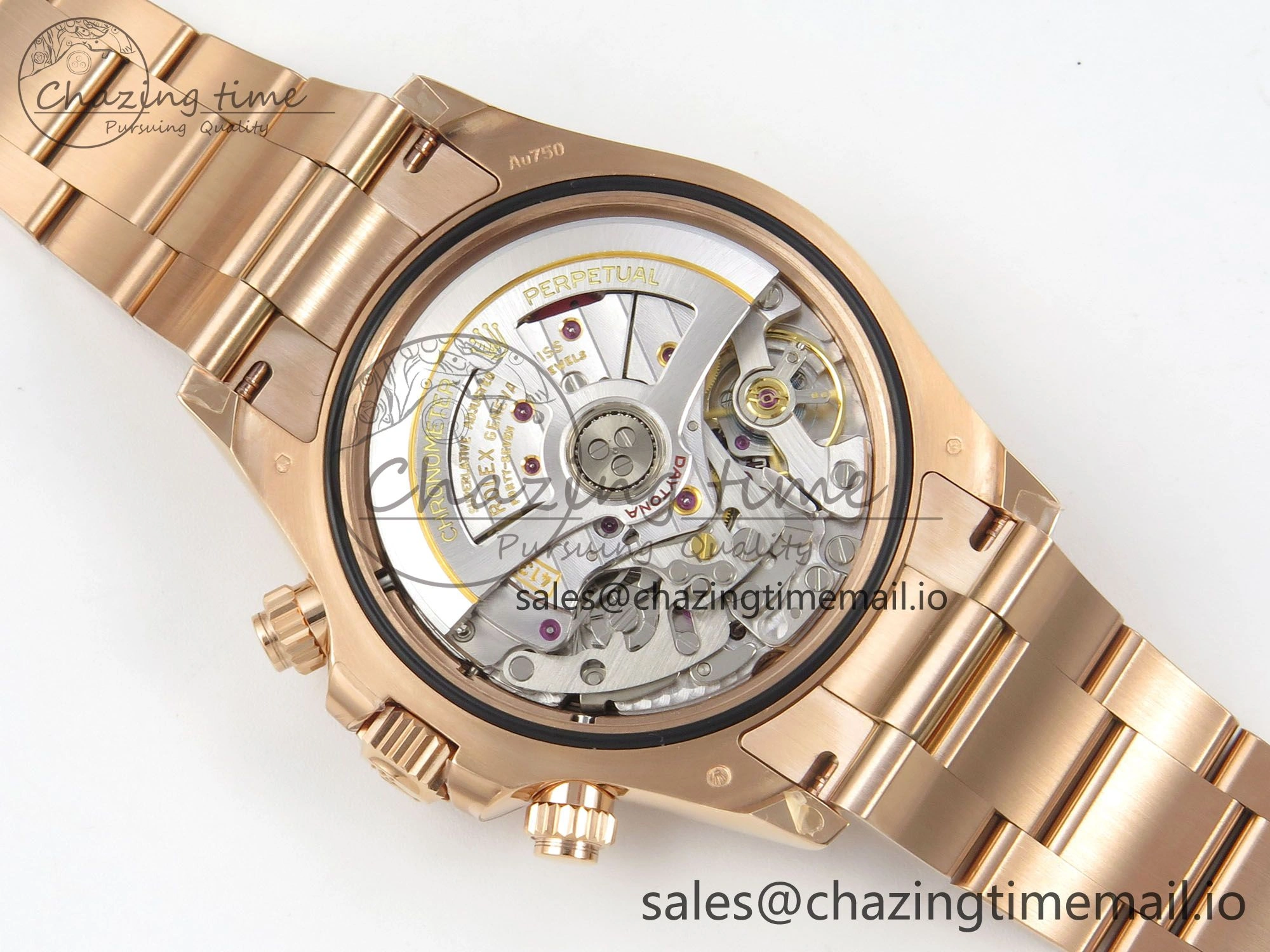 Daytona 126505 VSF 1:1 Best Edition Black Dial RG Subdial On Oyster Bracelet DD4131(Gain Weight)