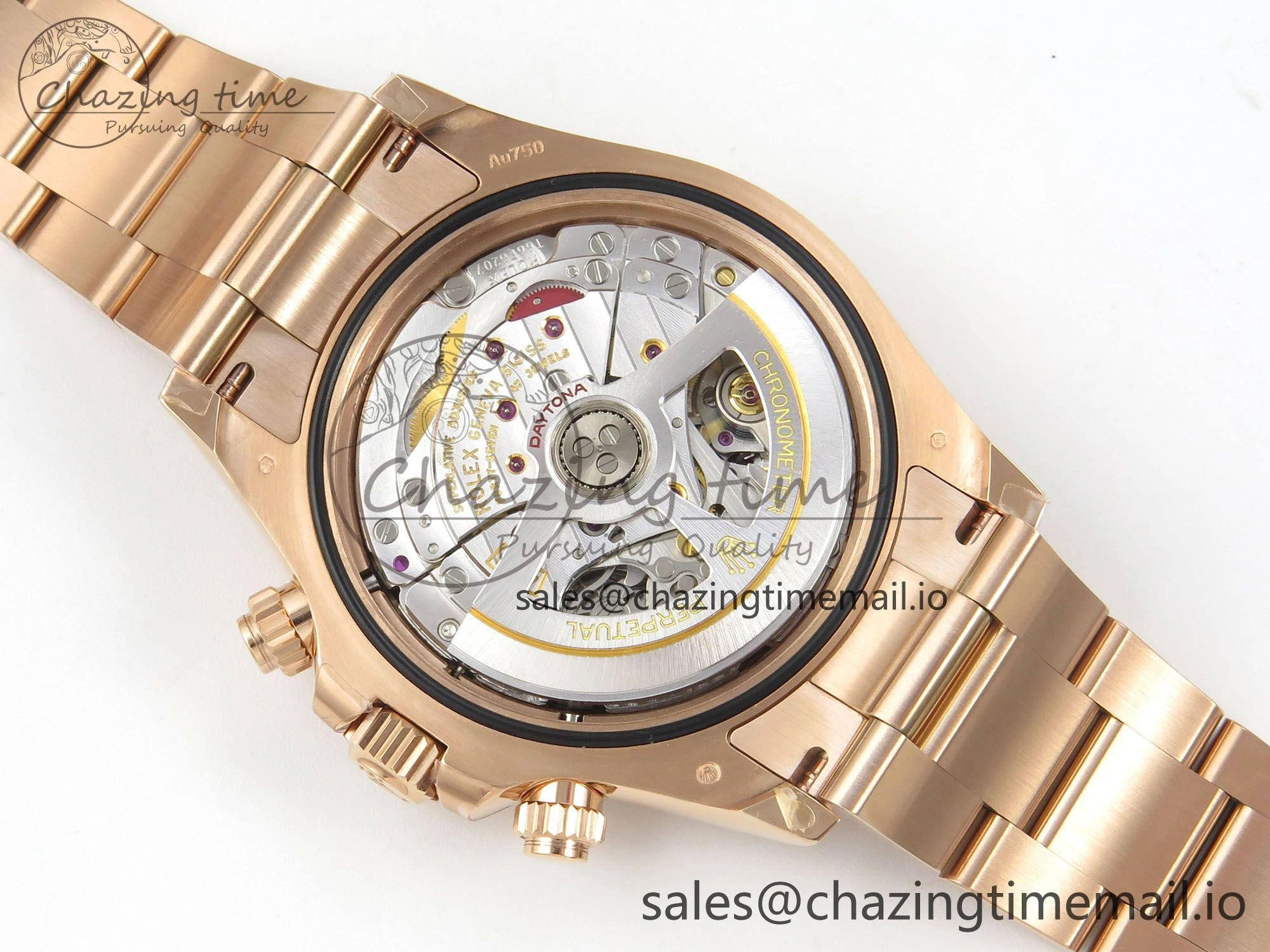 Daytona 126505 VSF 1:1 Best Edition Black Dial RG Subdial On Oyster Bracelet DD4131(Gain Weight)