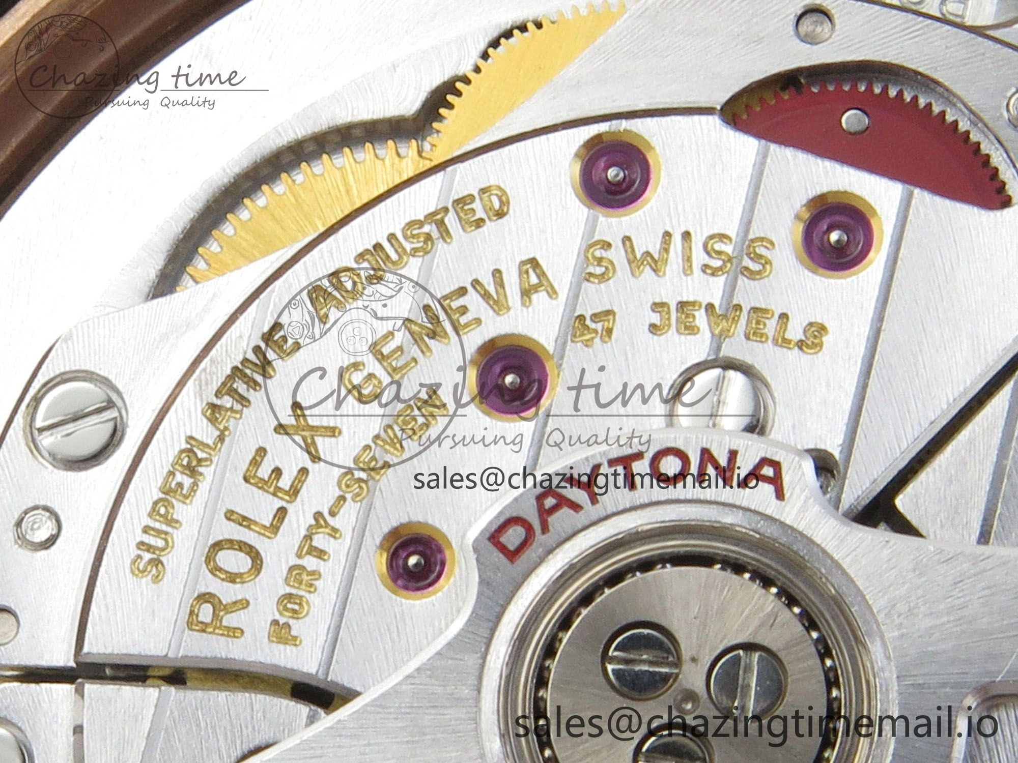 Daytona 126505 VSF 1:1 Best Edition Black Dial RG Subdial On Oyster Bracelet DD4131(Gain Weight)