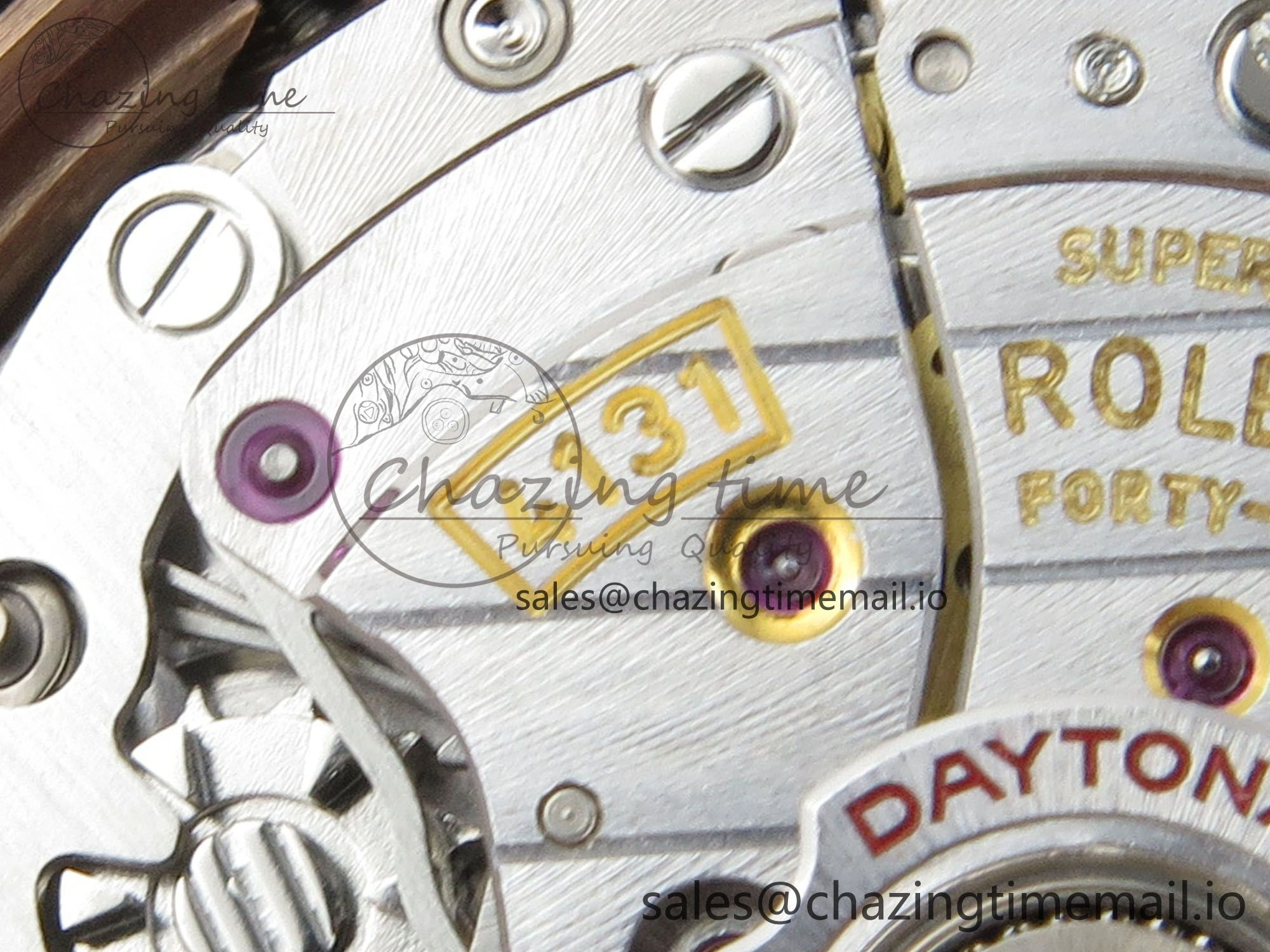 Daytona 126505 VSF 1:1 Best Edition Black Dial RG Subdial On Oyster Bracelet DD4131(Gain Weight)