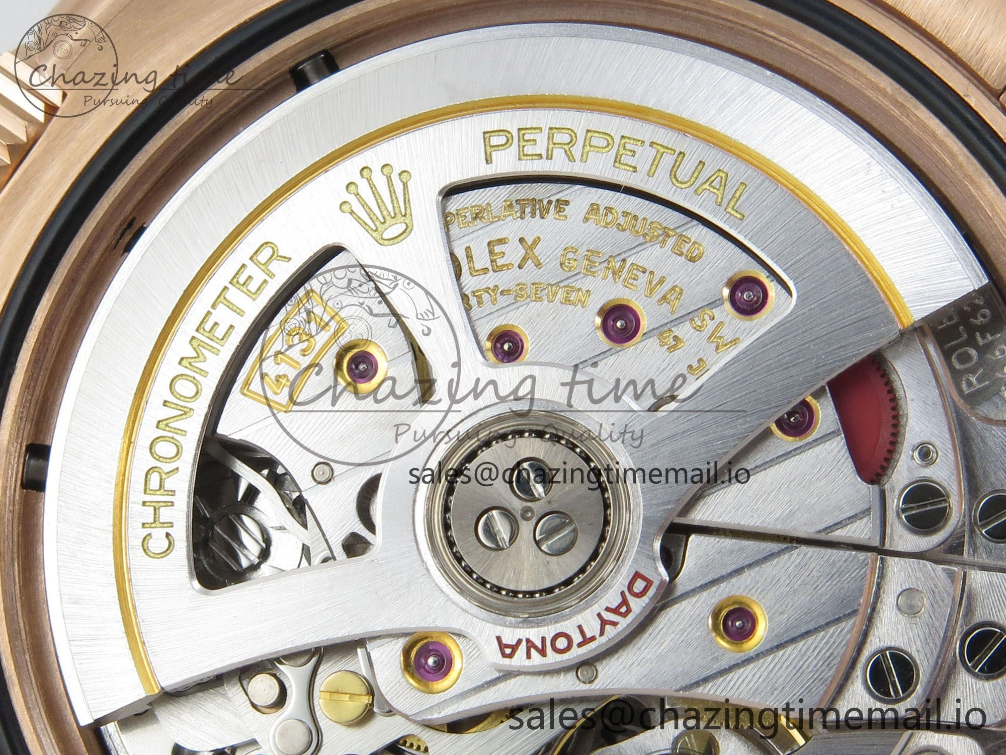 Daytona 126505 VSF 1:1 Best Edition Black Dial RG Subdial On Oyster Bracelet DD4131(Gain Weight)