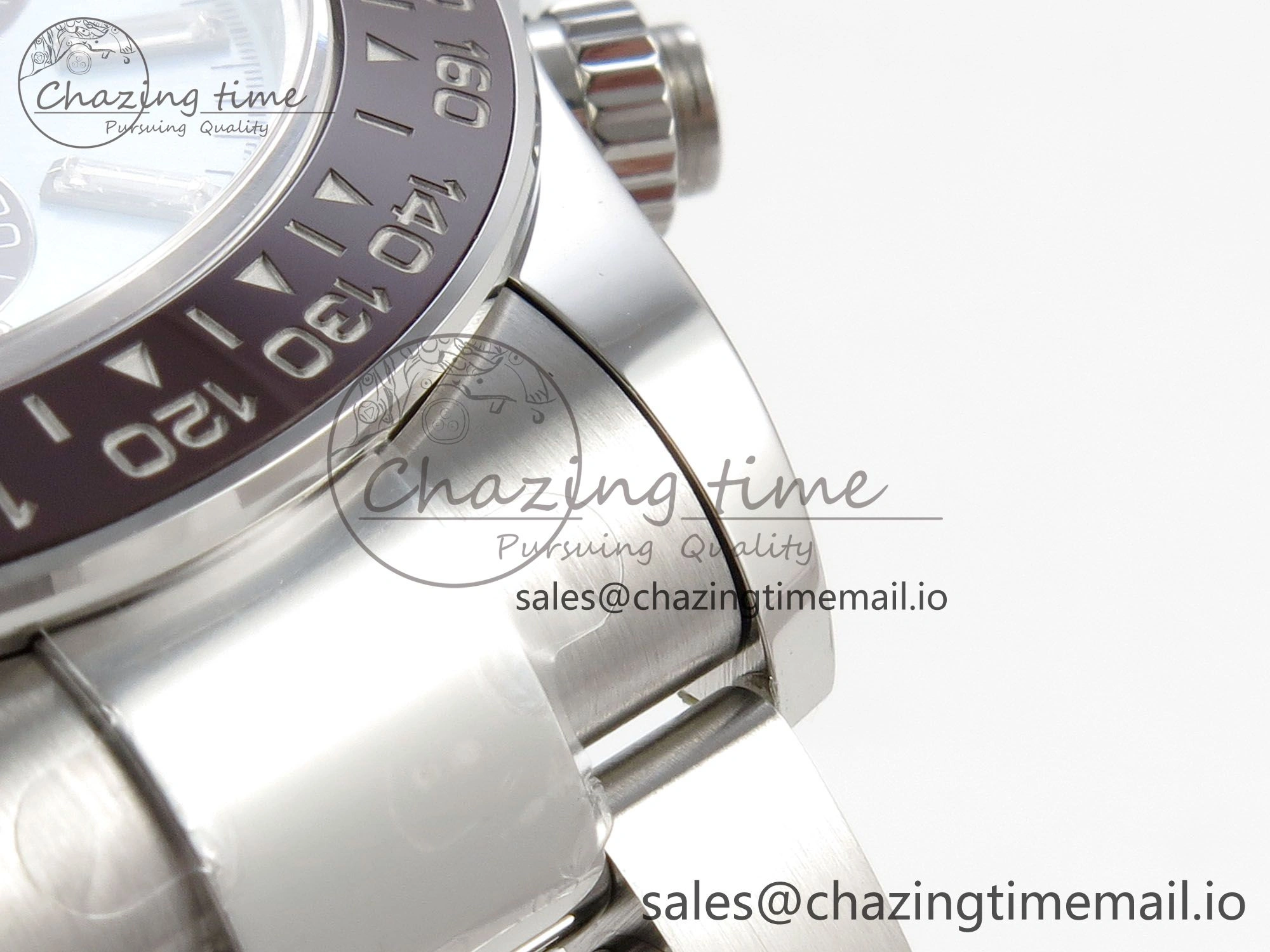 Daytona 126506 904L SS Clean 1:1 Best Edition Ice Blue Dial Diamonds Markers on 904L SS Bracelet Super Clone DD4131