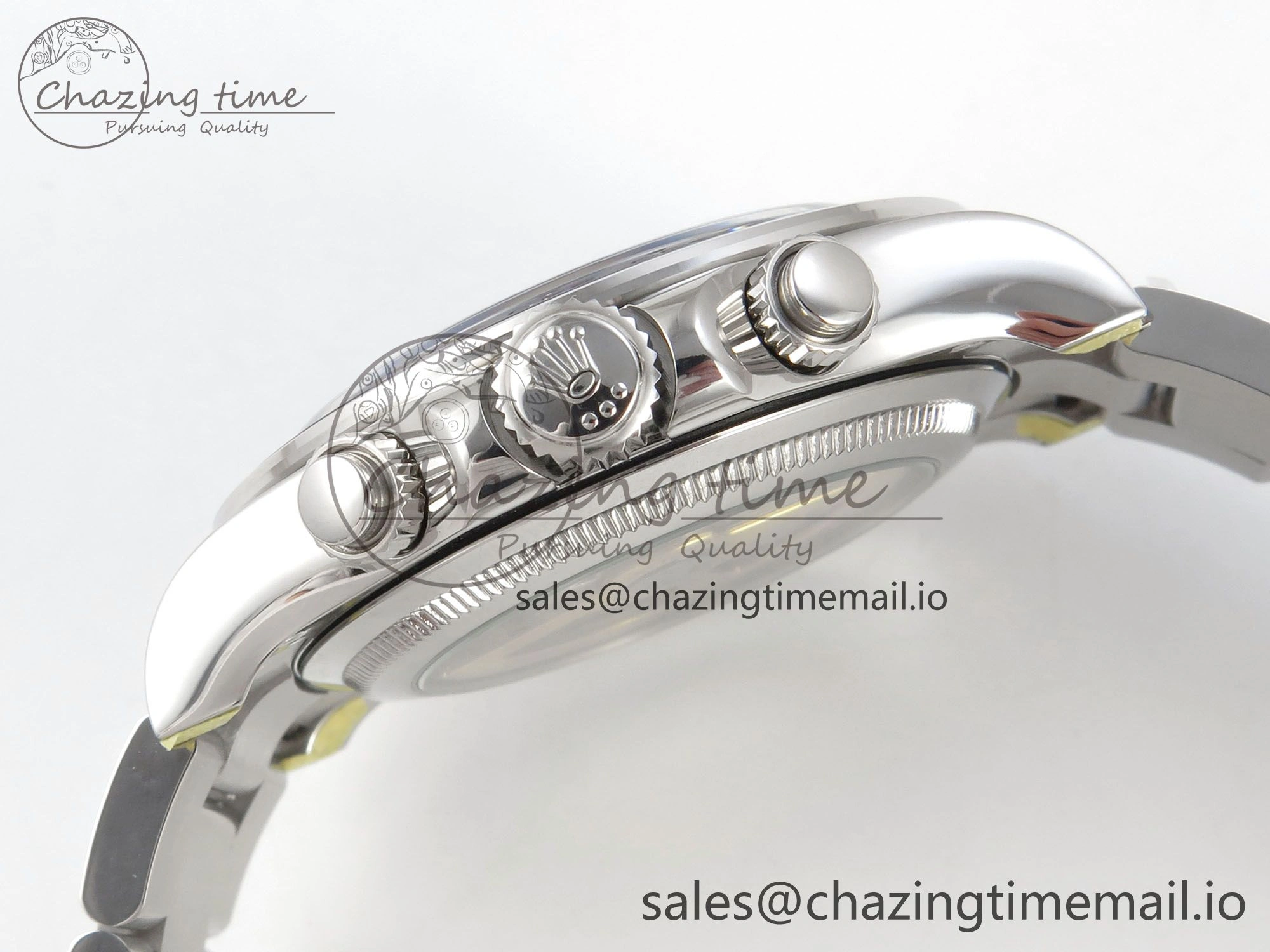 Daytona 126506 904L SS Clean 1:1 Best Edition Ice Blue Dial Sticks Markers on 904L SS Bracelet Super Clone DD4131