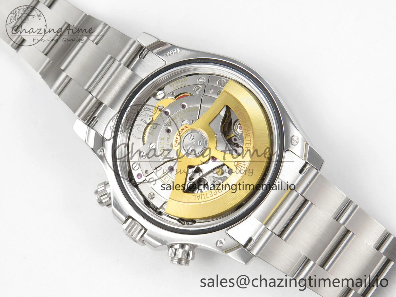 Daytona 126506 904L SS Clean 1:1 Best Edition Ice Blue Dial Sticks Markers on 904L SS Bracelet Super Clone DD4131