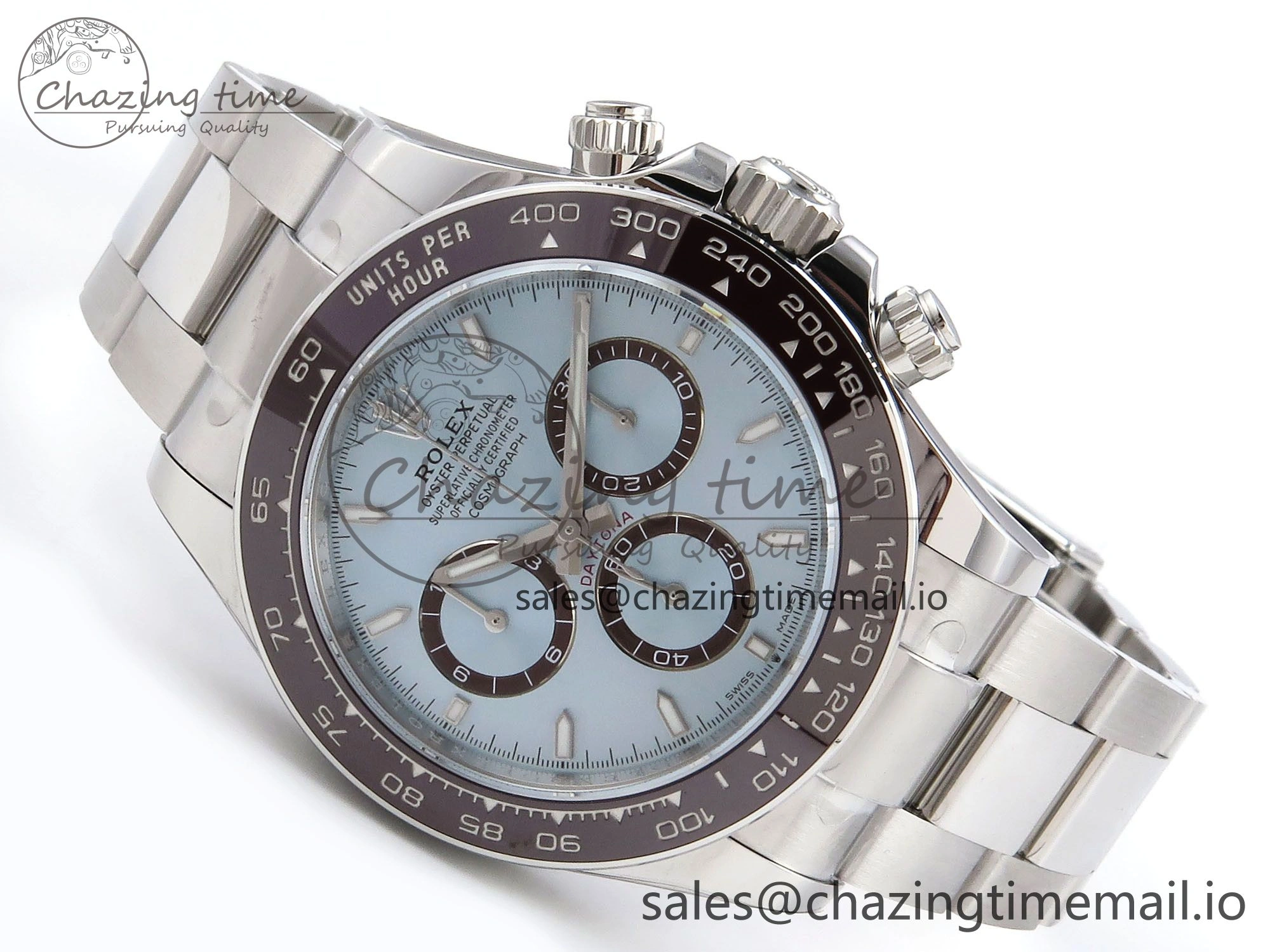Daytona 126506 APSF 1:1 Best Edition 904L Steel Ice Blue Dial on SS Braclet SH4131